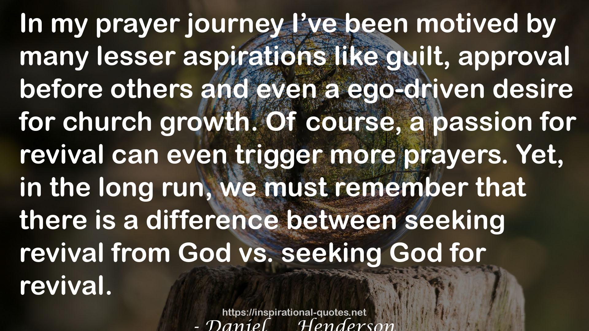 my prayer journey  QUOTES