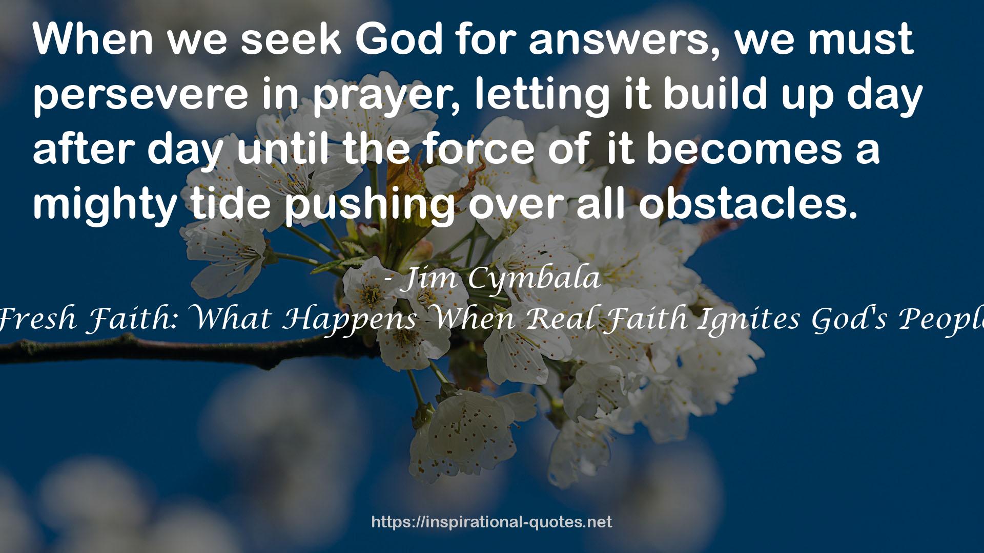 Jim Cymbala QUOTES