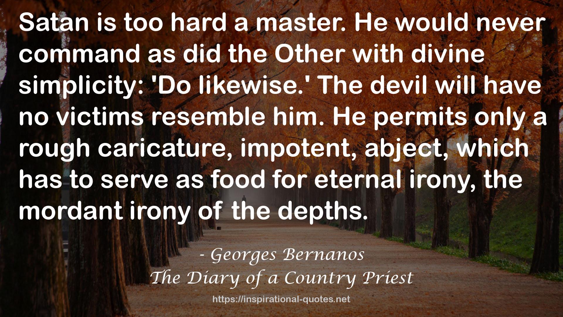 The Diary of a Country Priest QUOTES