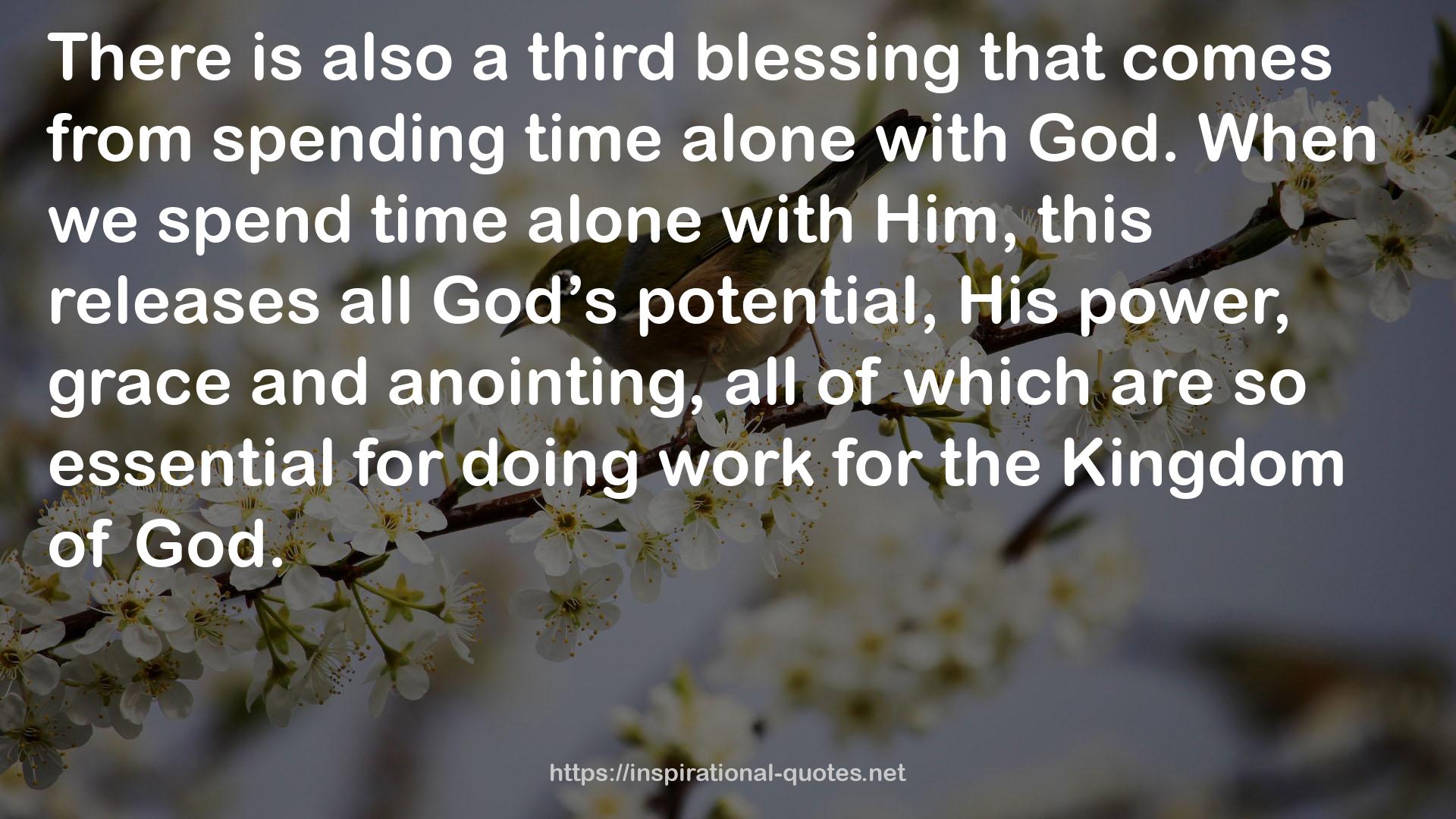 a third blessing  QUOTES