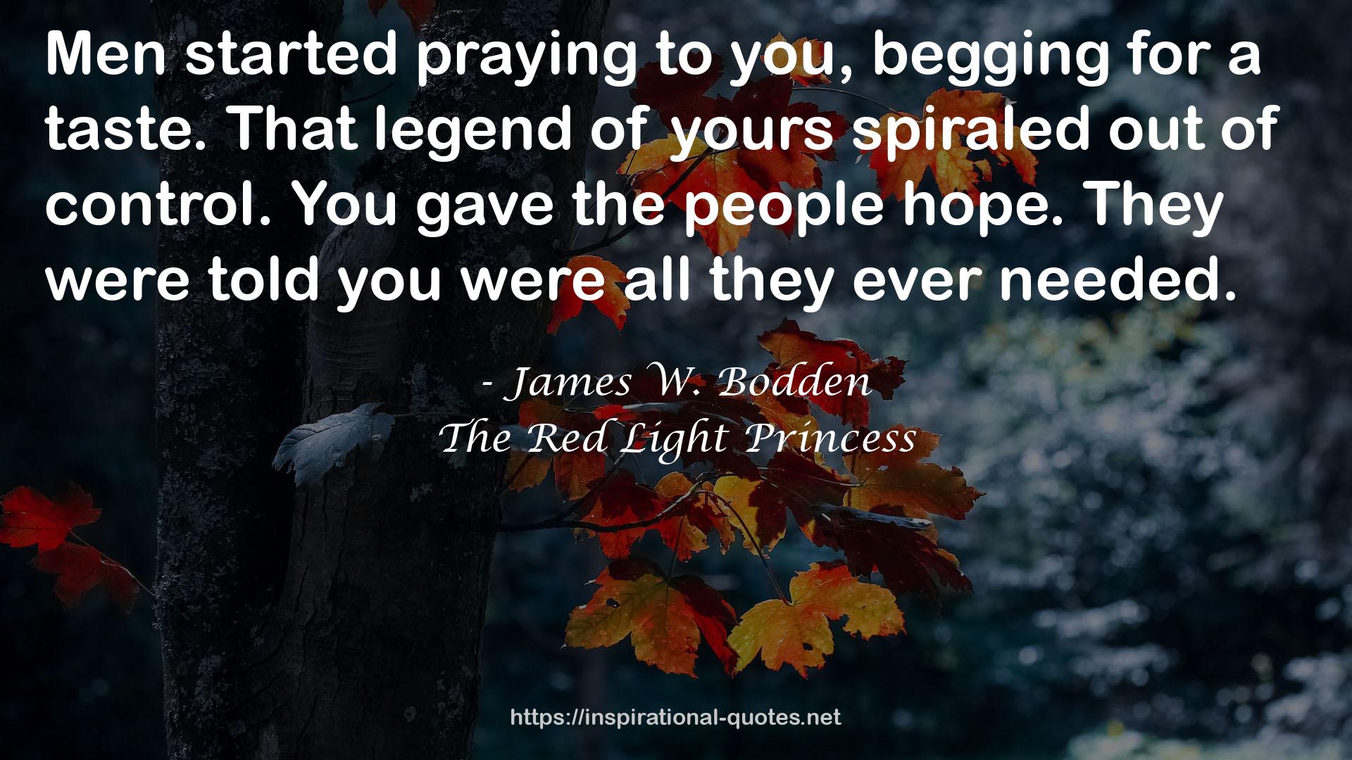 James W. Bodden QUOTES