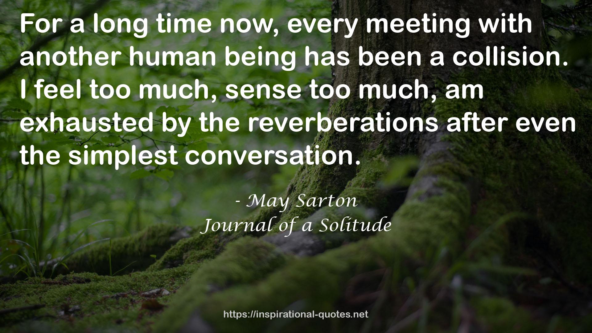 May Sarton QUOTES