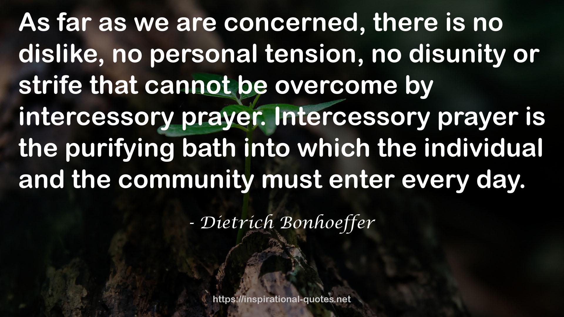 intercessory prayer  QUOTES