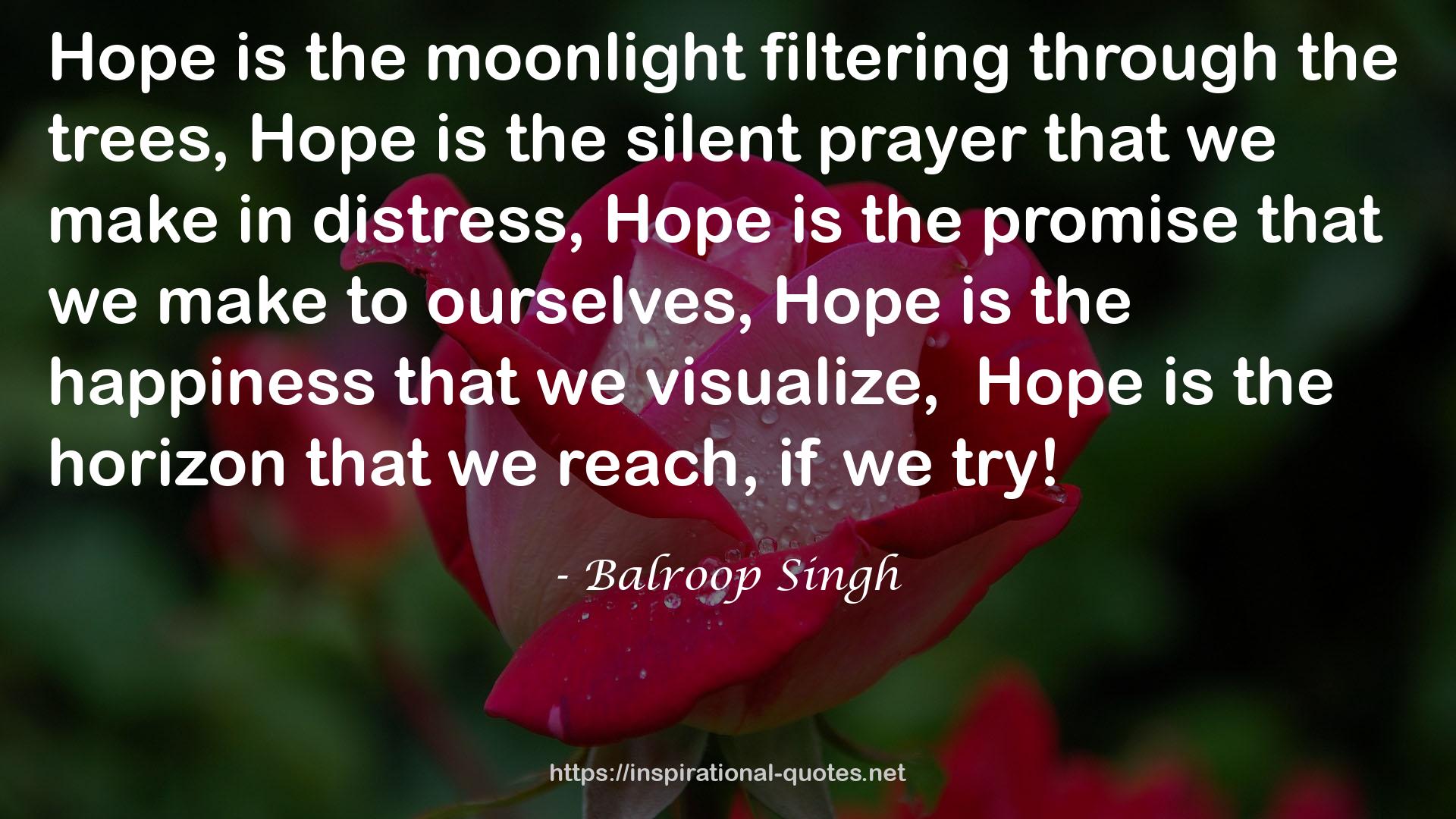 the silent prayer  QUOTES