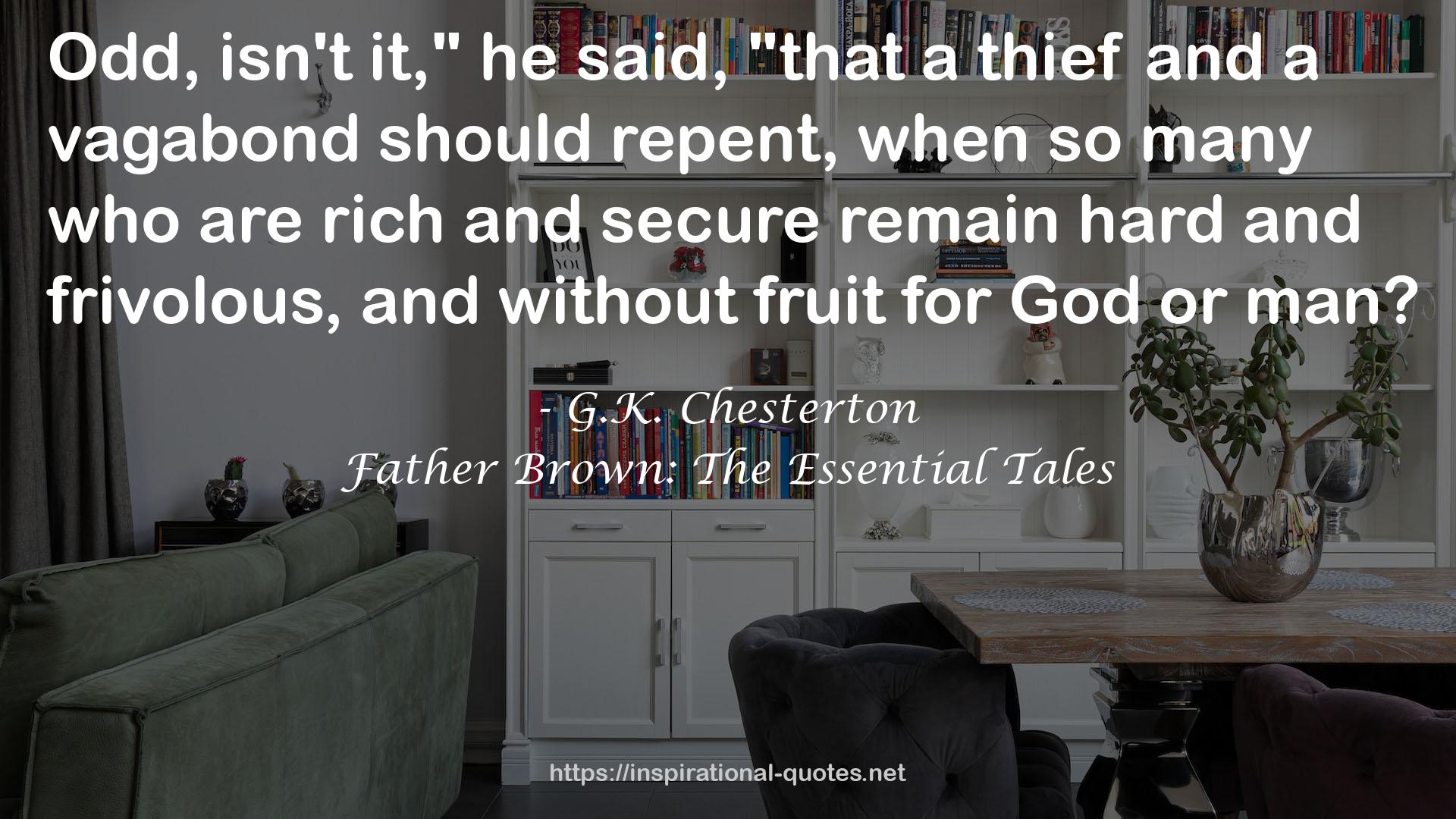 Father Brown: The Essential Tales QUOTES