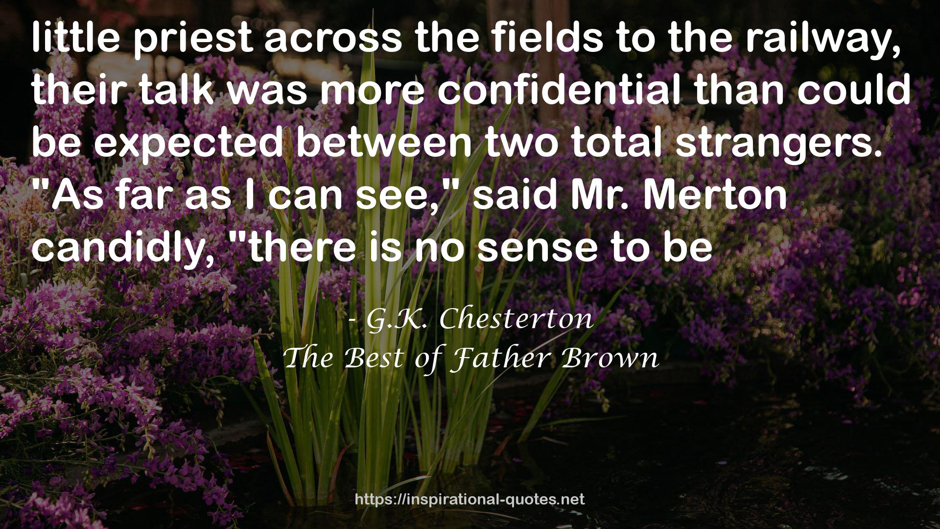 The Best of Father Brown QUOTES