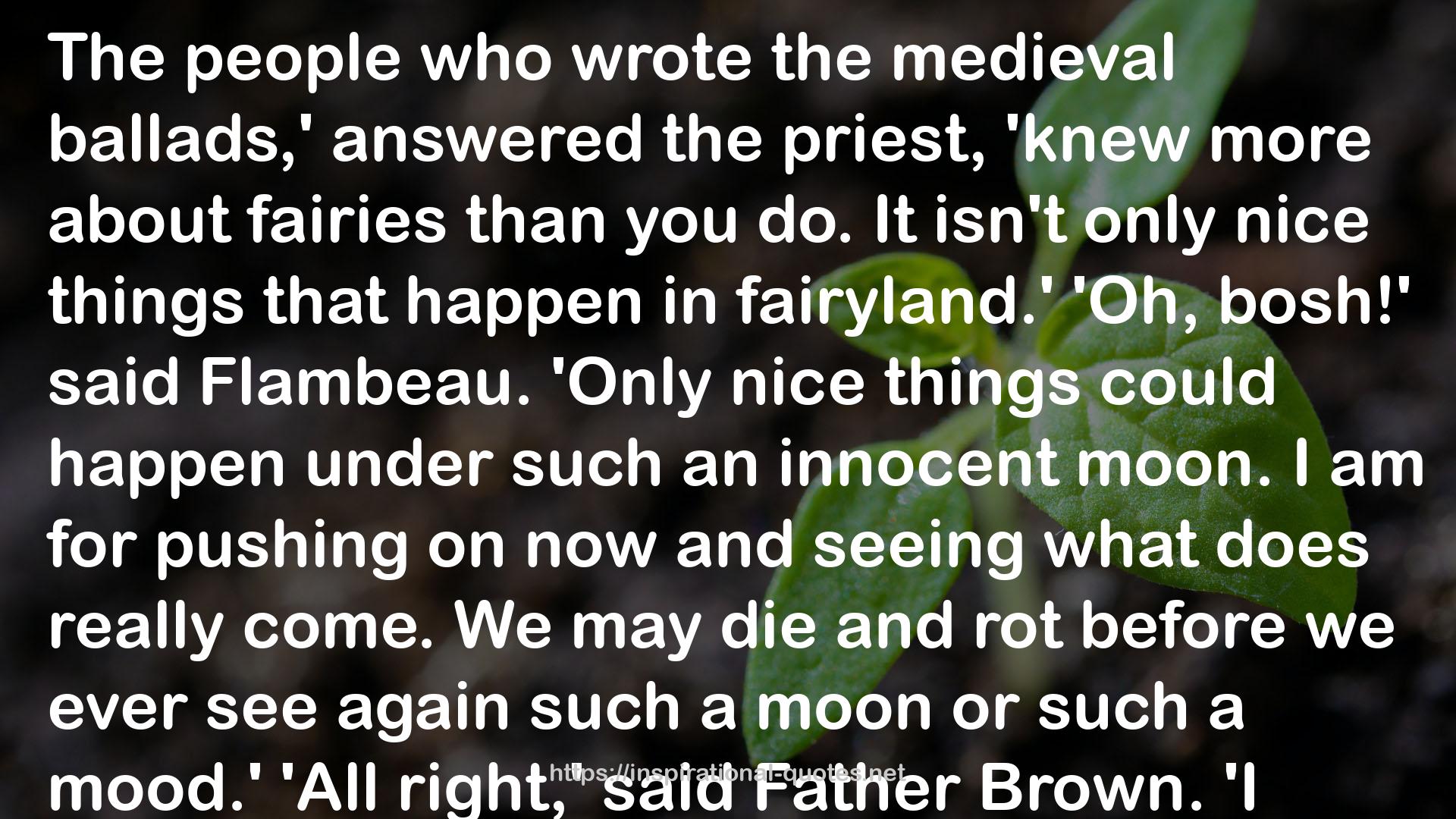 Favorite Father Brown Stories QUOTES