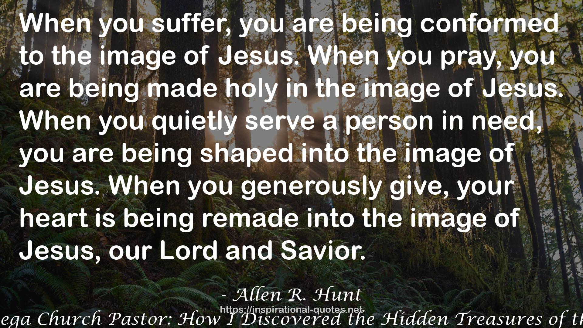 Allen R. Hunt QUOTES