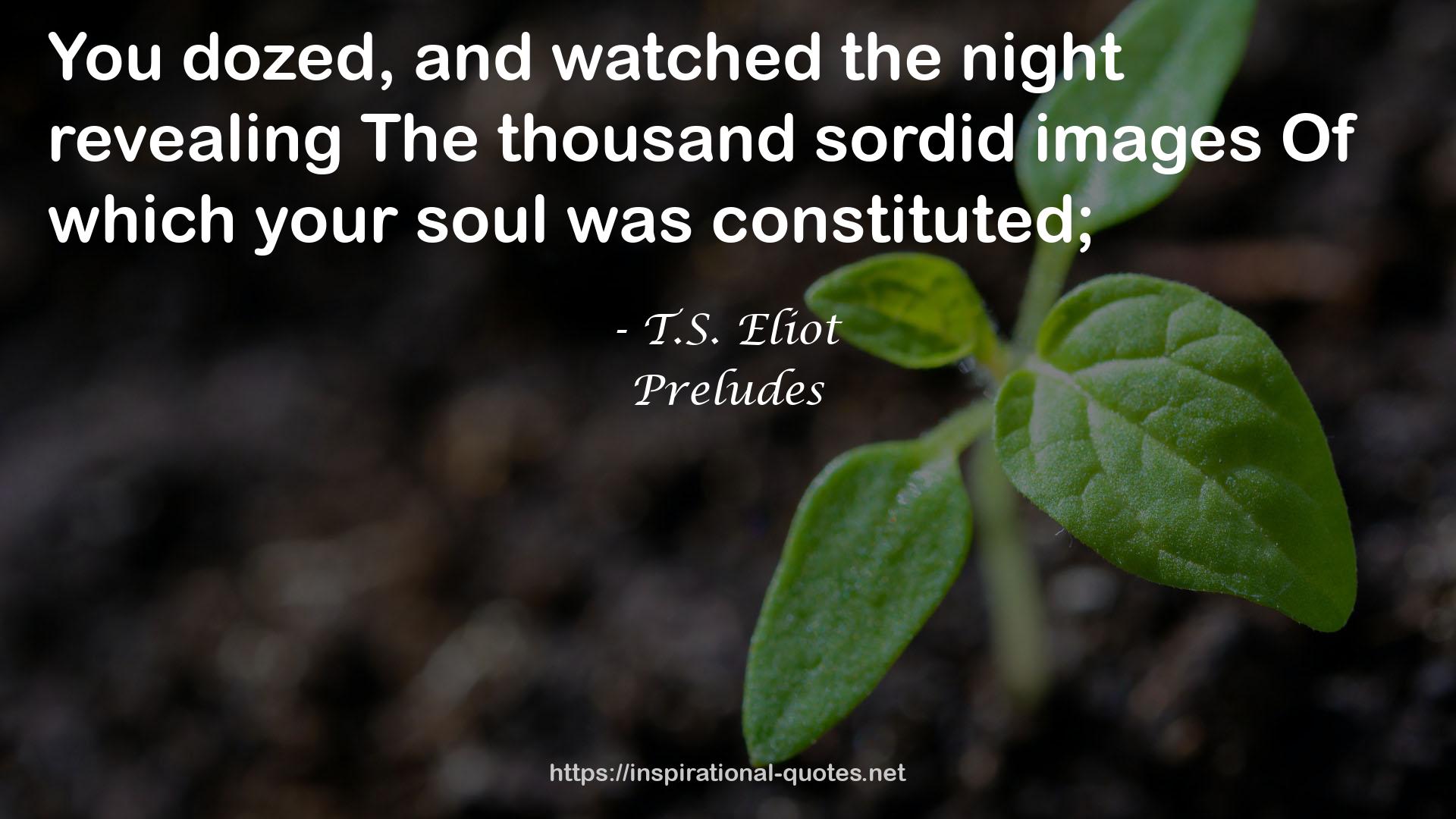 Preludes QUOTES