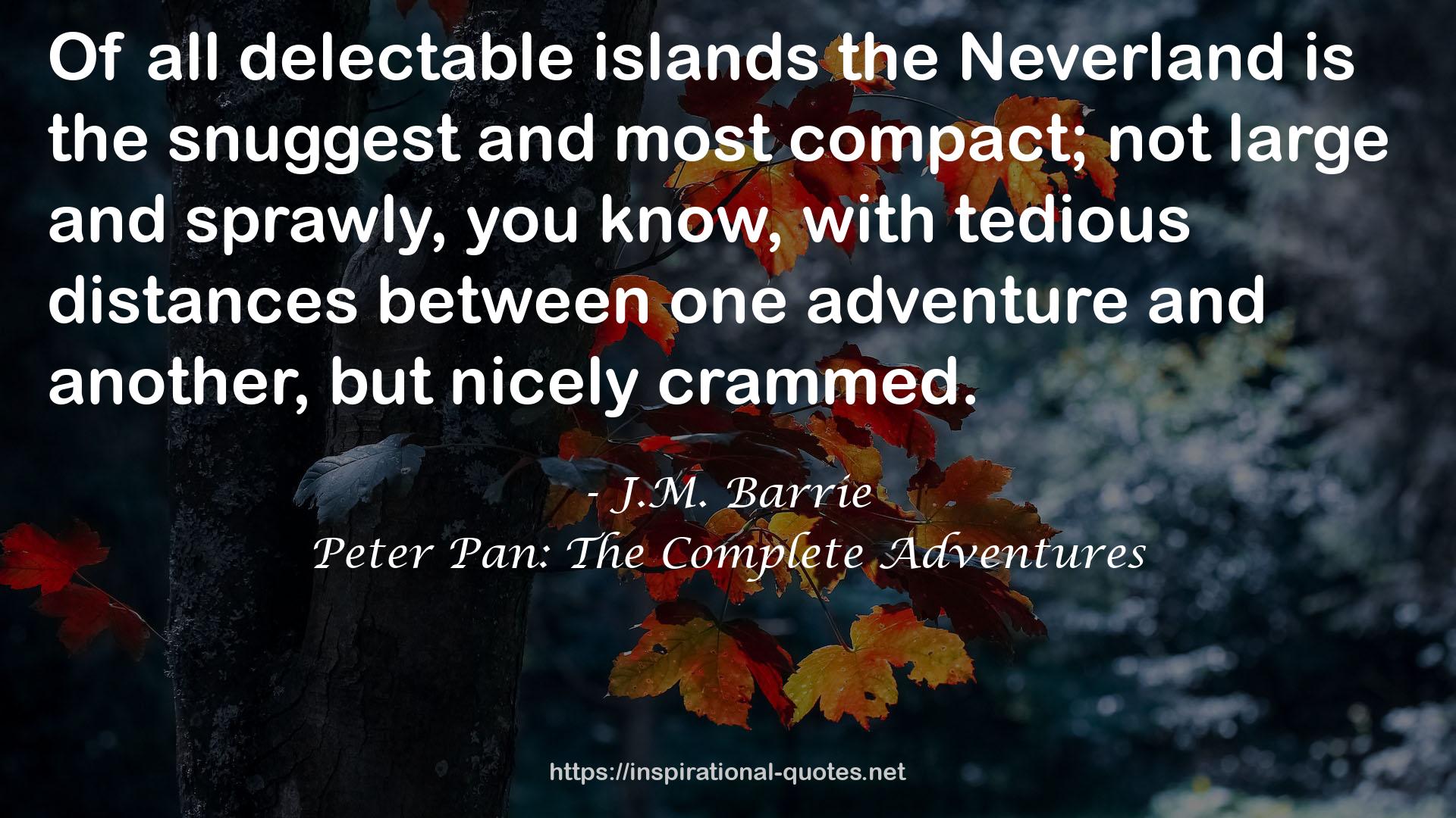 Peter Pan: The Complete Adventures QUOTES
