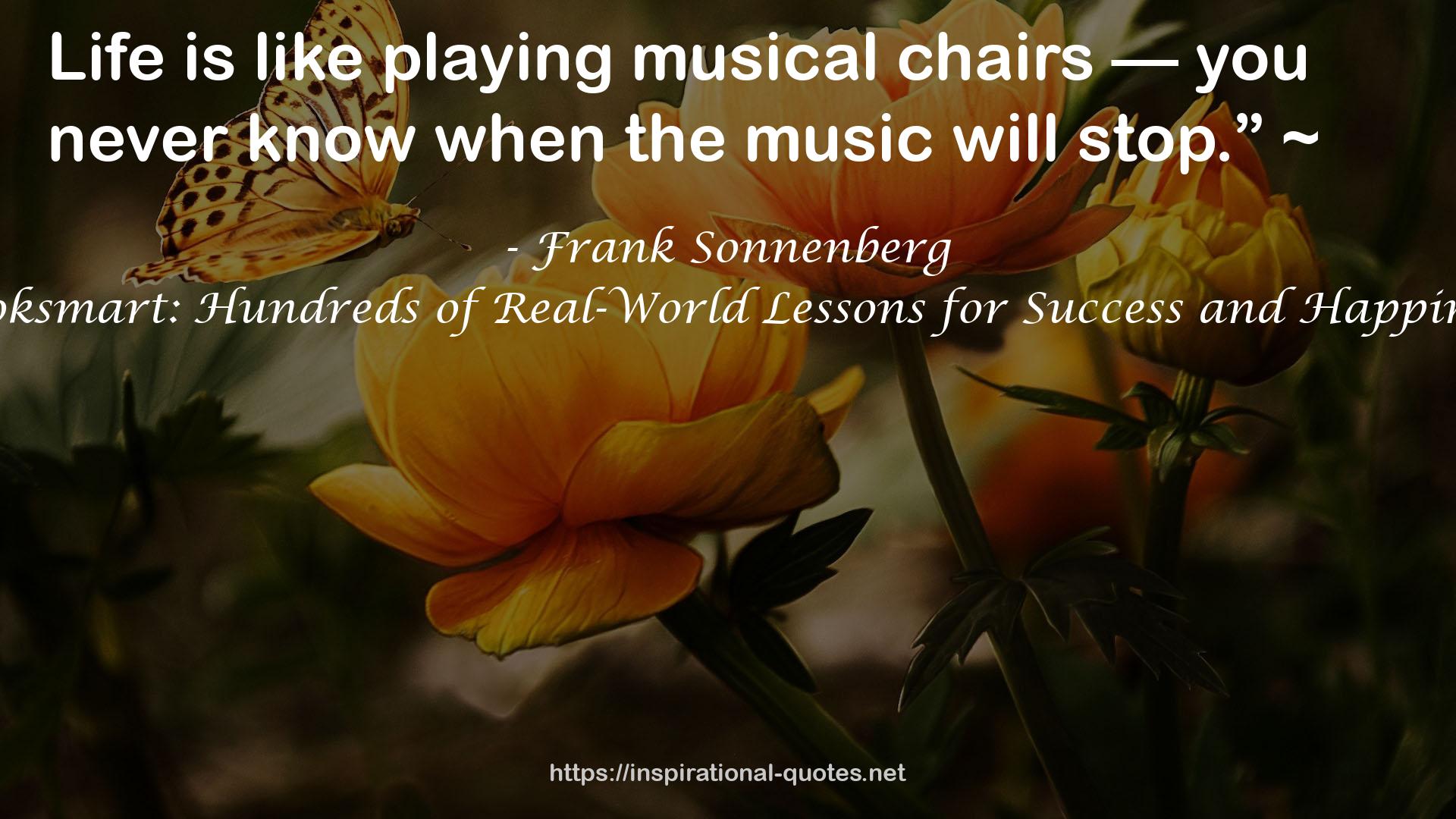 Musical Chairs  QUOTES