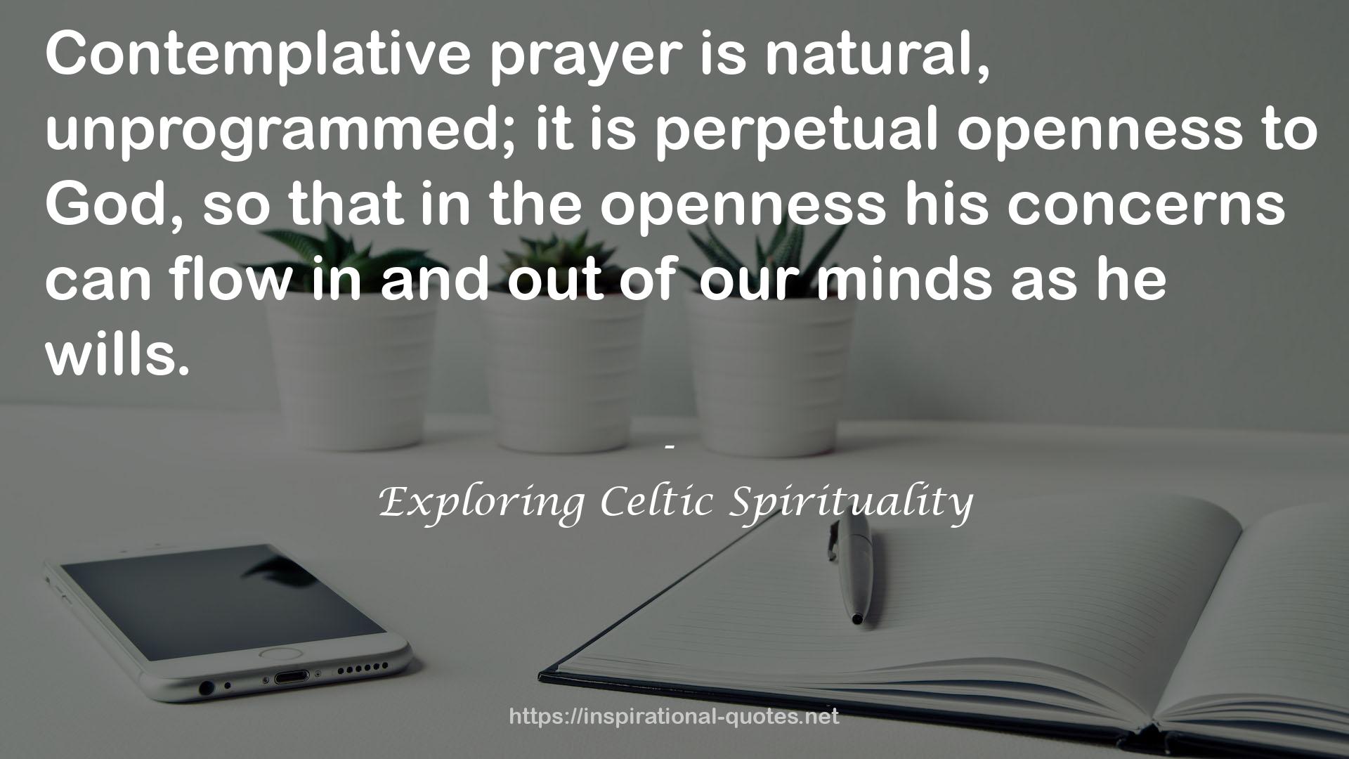 Exploring Celtic Spirituality QUOTES