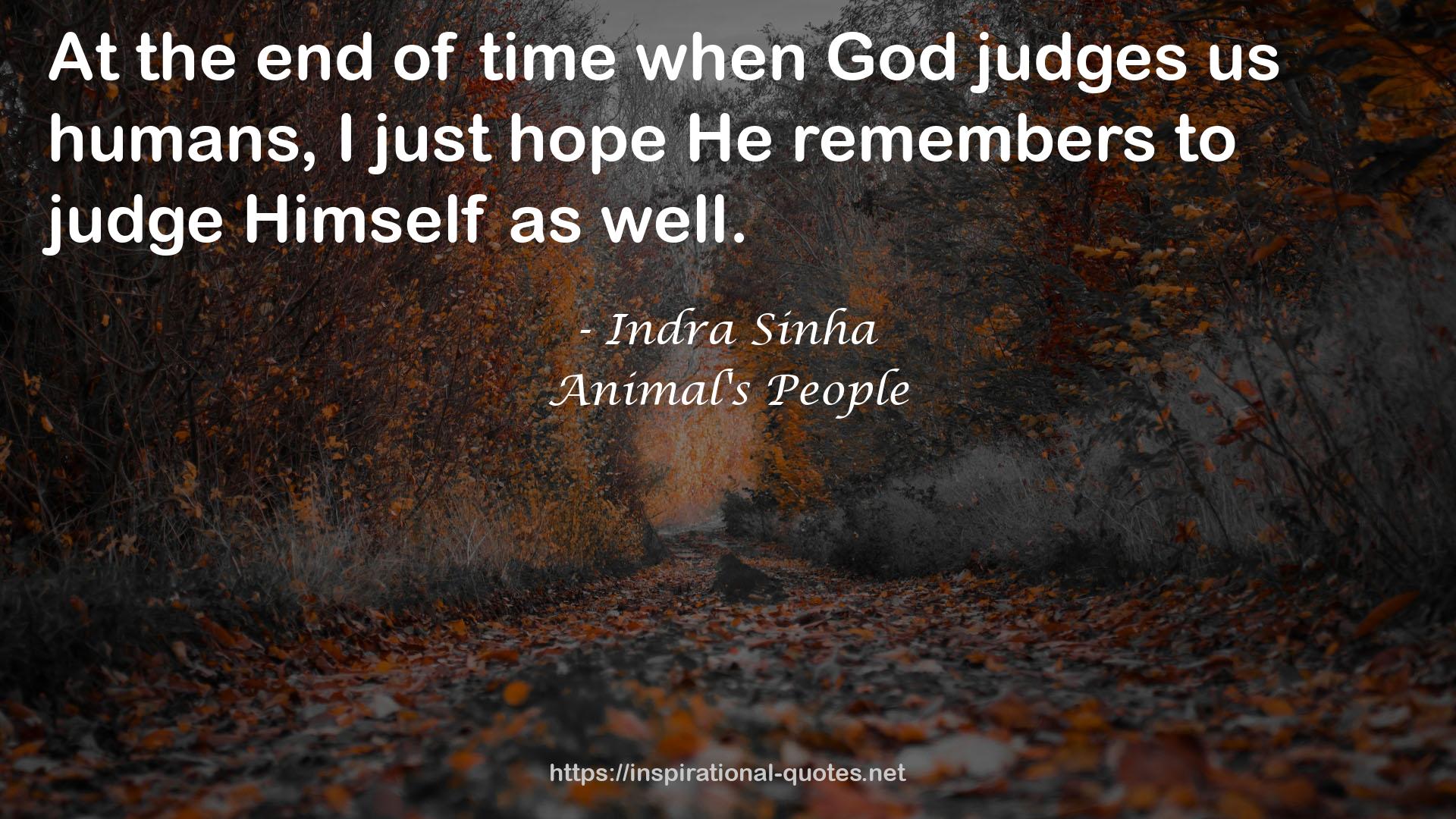 Indra Sinha QUOTES