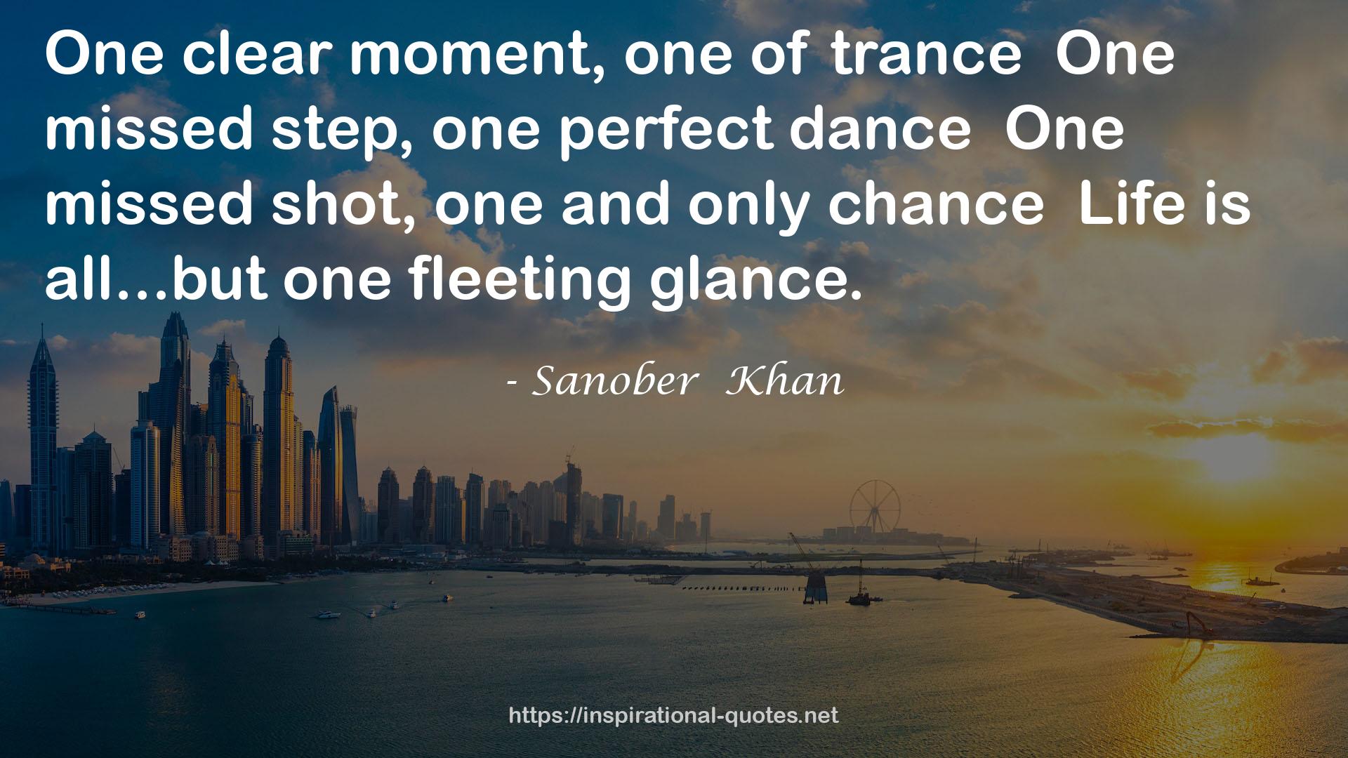 one perfect dance  QUOTES