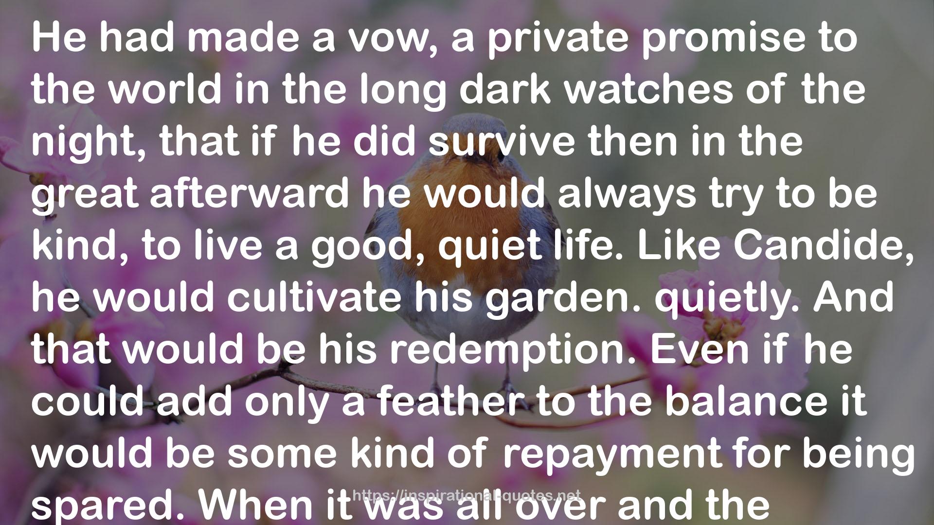 a private promise  QUOTES