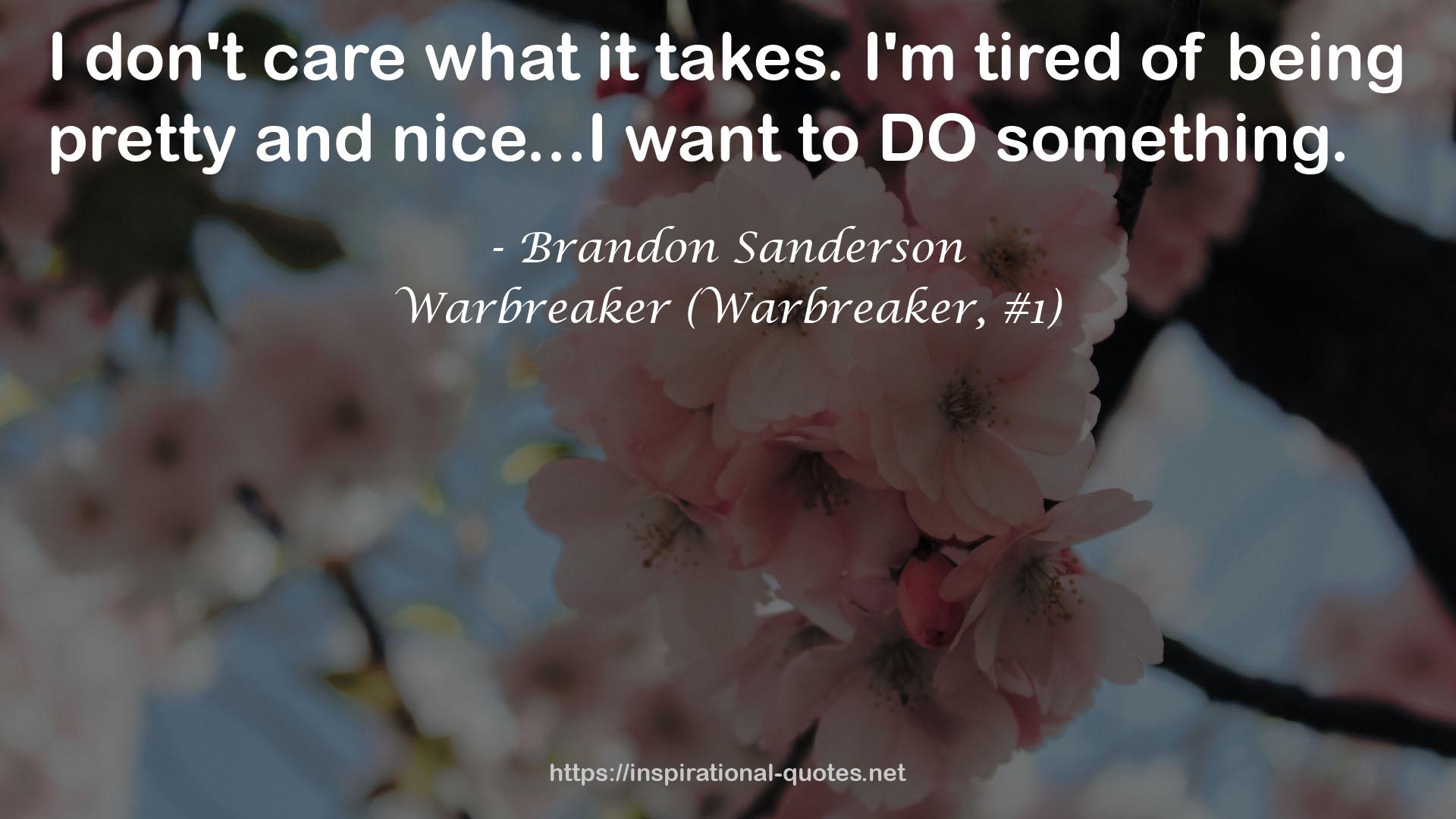 Warbreaker (Warbreaker, #1) QUOTES
