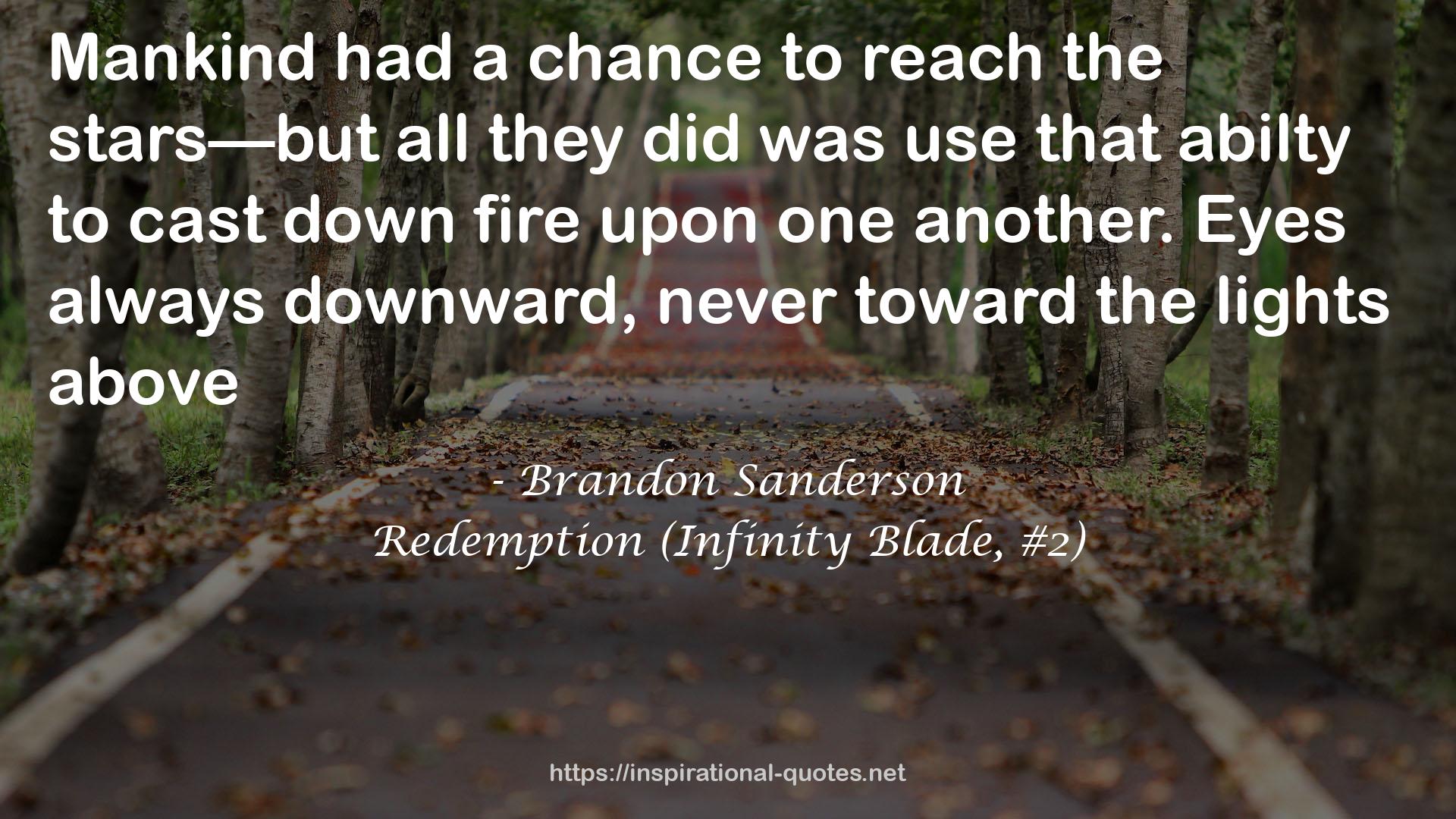 Redemption (Infinity Blade, #2) QUOTES