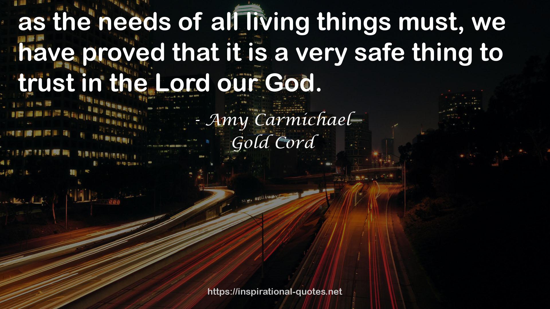 Gold Cord QUOTES