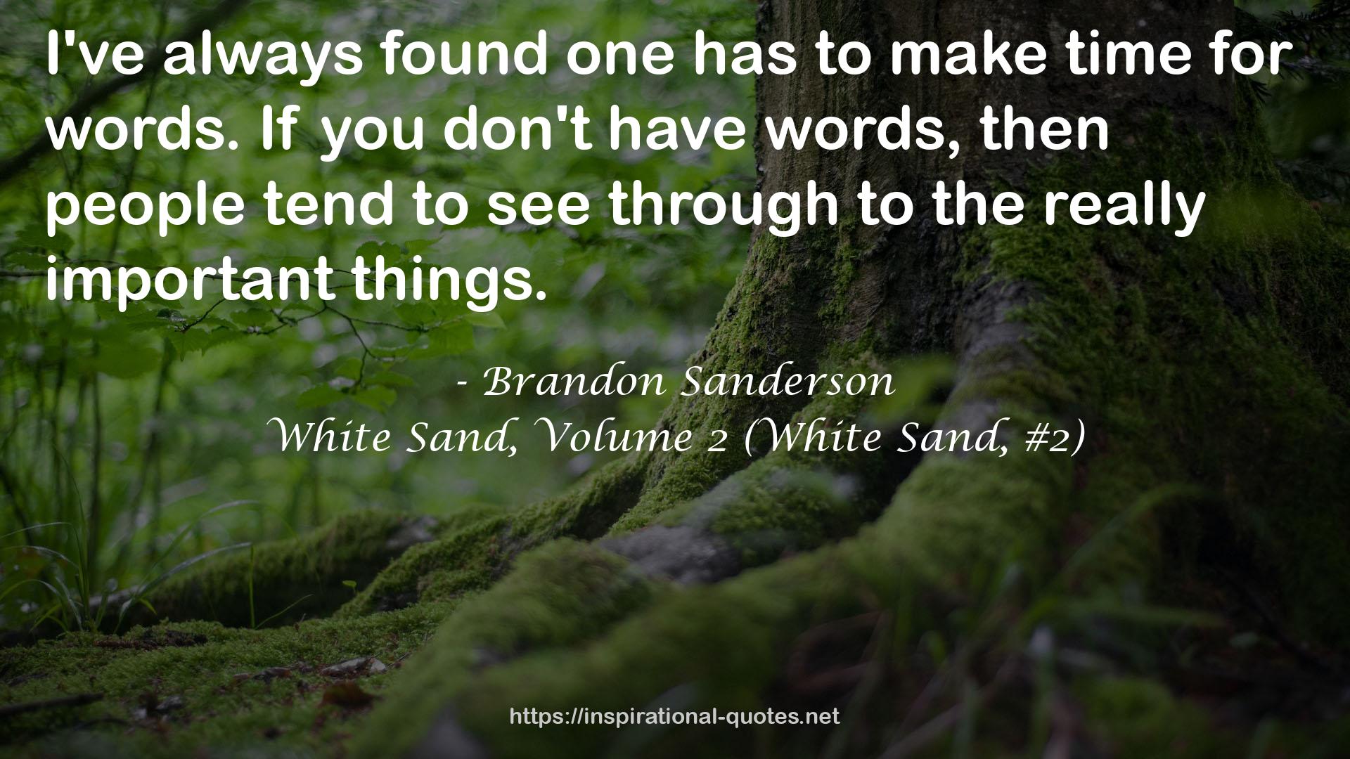 White Sand, Volume 2 (White Sand, #2) QUOTES