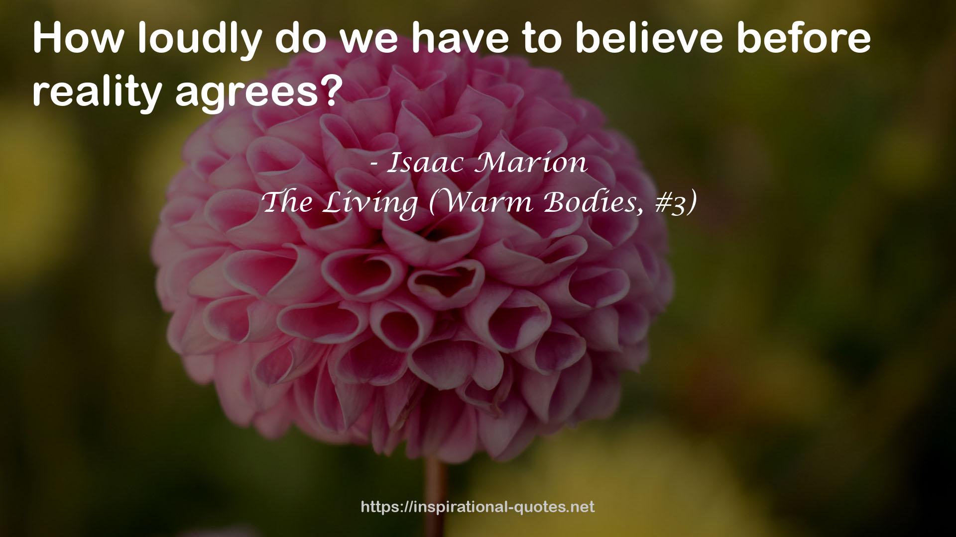 The Living (Warm Bodies, #3) QUOTES