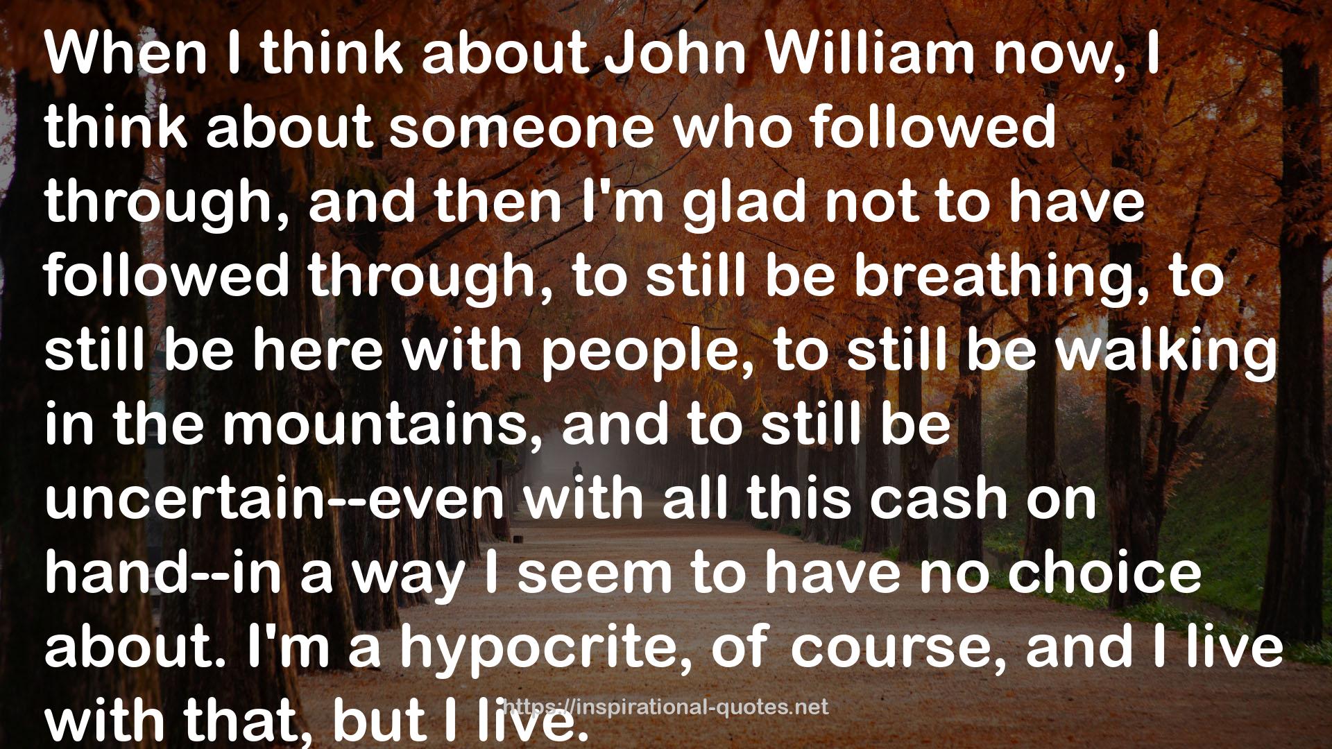 John William  QUOTES