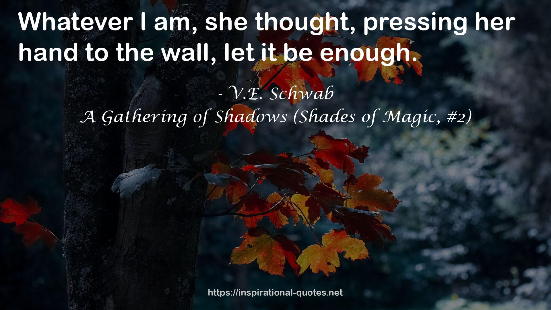 A Gathering of Shadows (Shades of Magic, #2) QUOTES