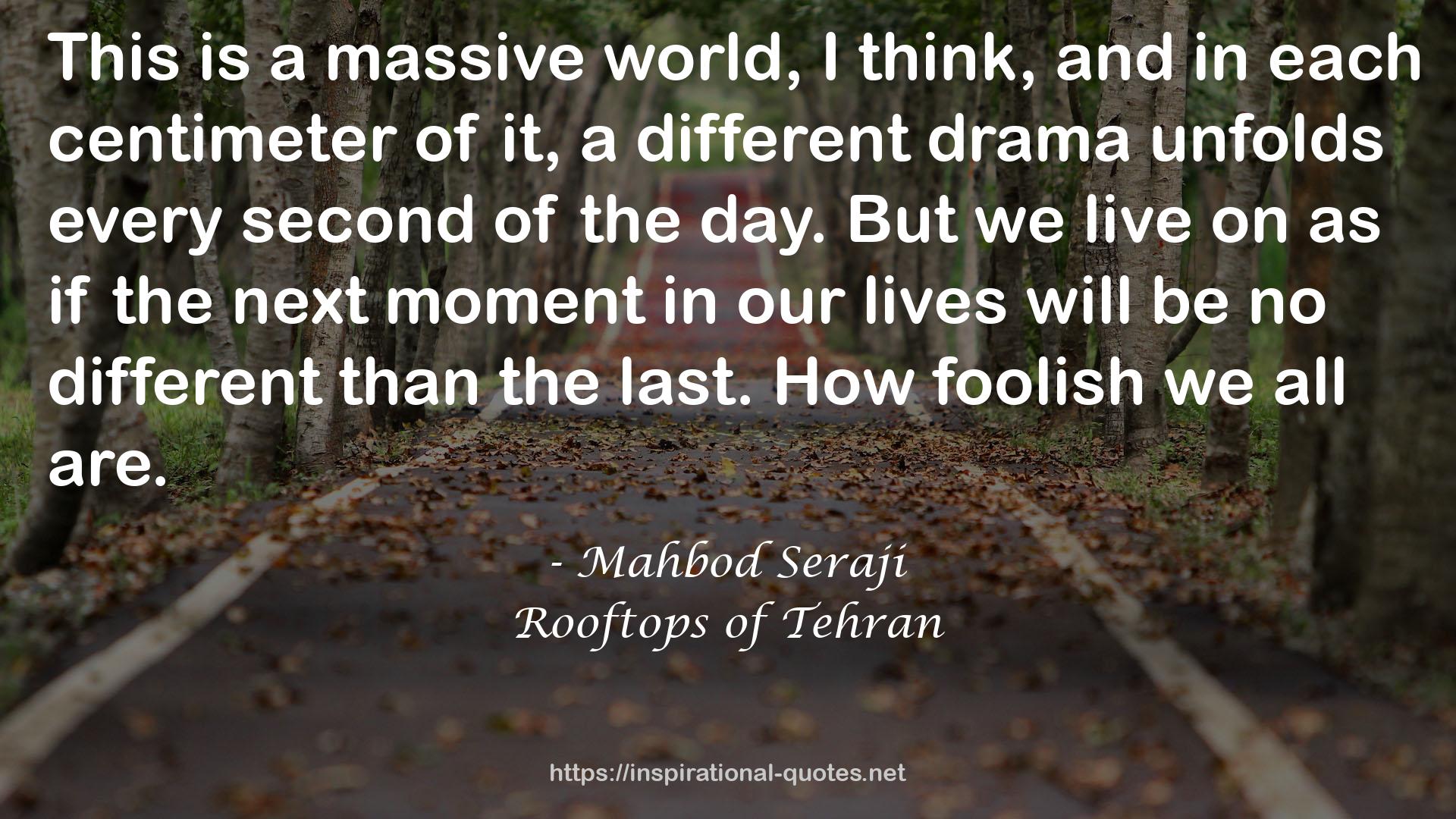 Rooftops of Tehran QUOTES
