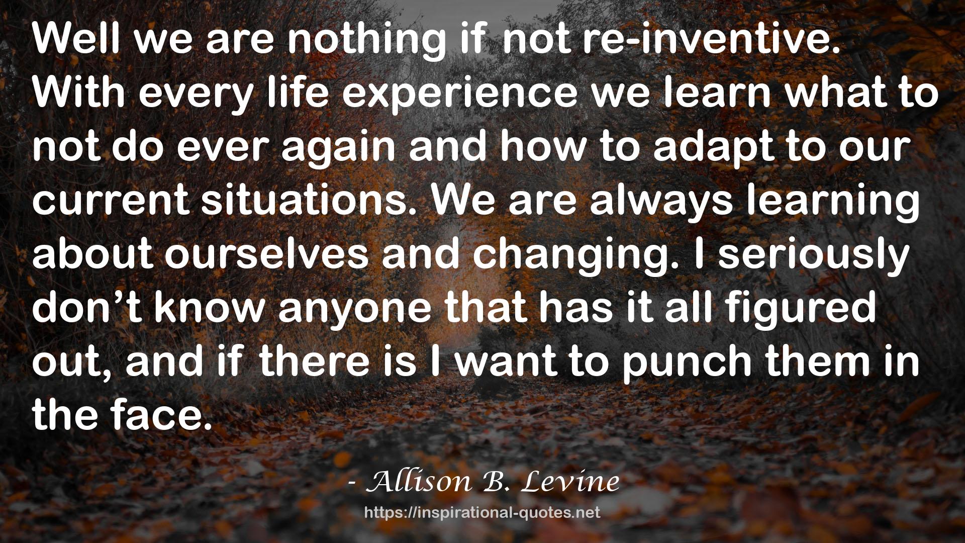 Allison B. Levine QUOTES