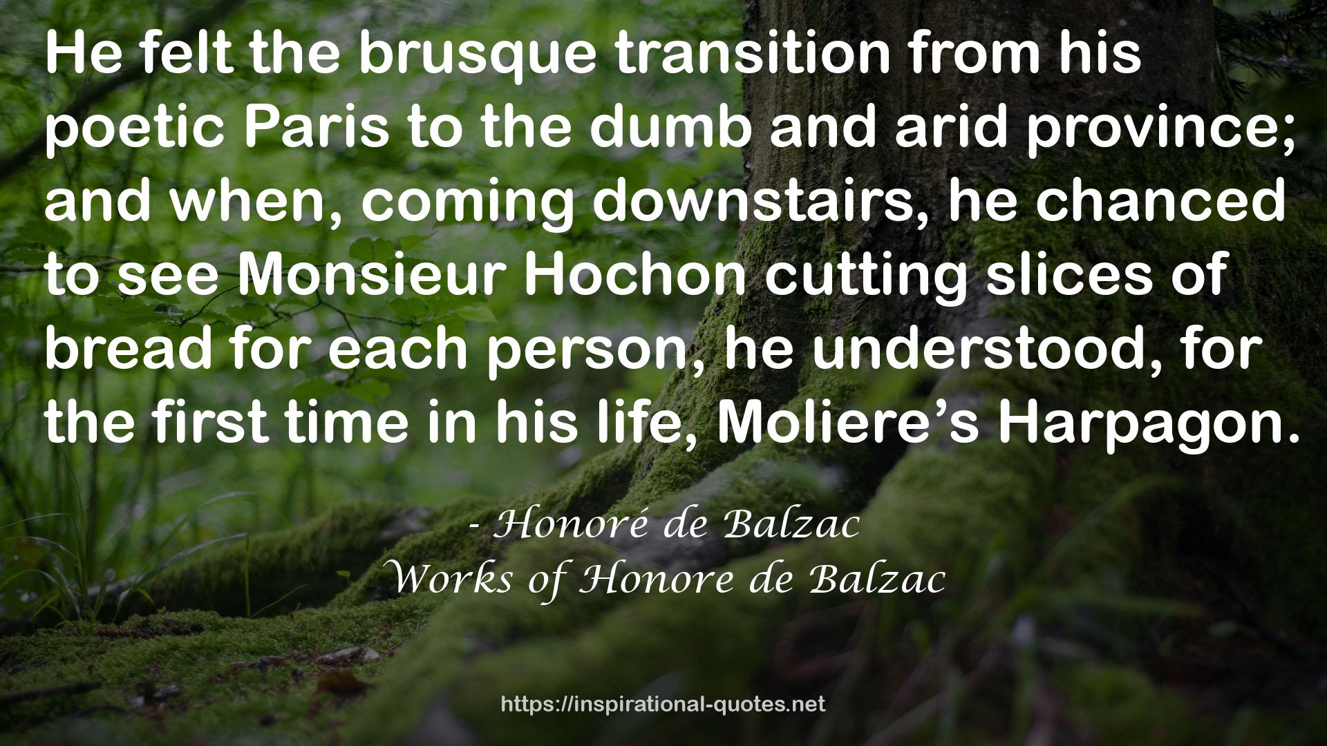 Works of Honore de Balzac QUOTES