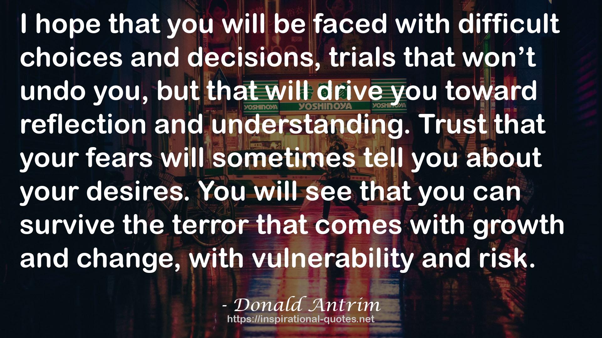 Donald Antrim QUOTES