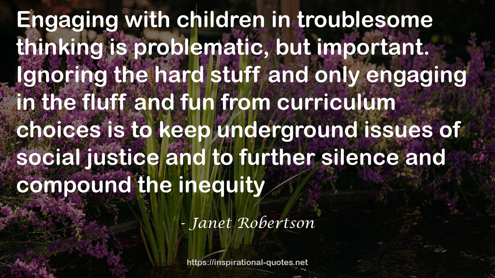 Janet Robertson QUOTES