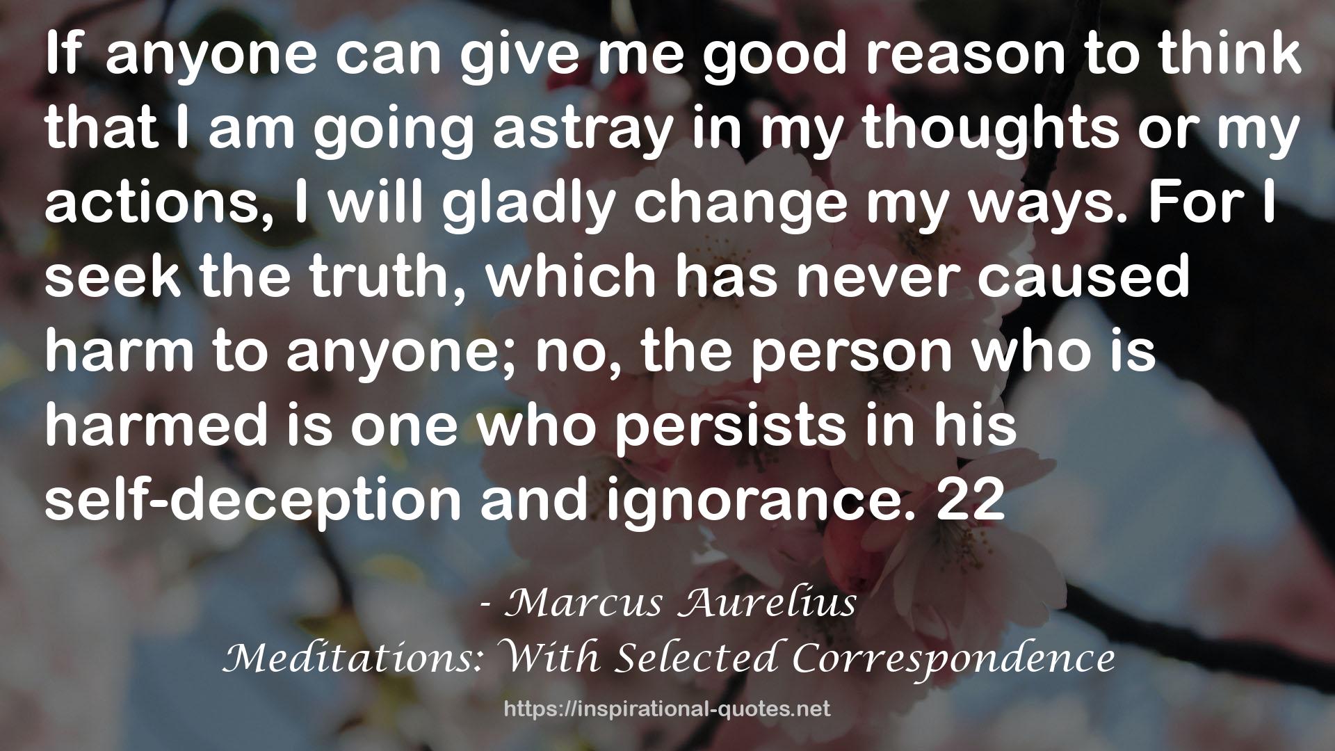 Meditations: With Selected Correspondence QUOTES