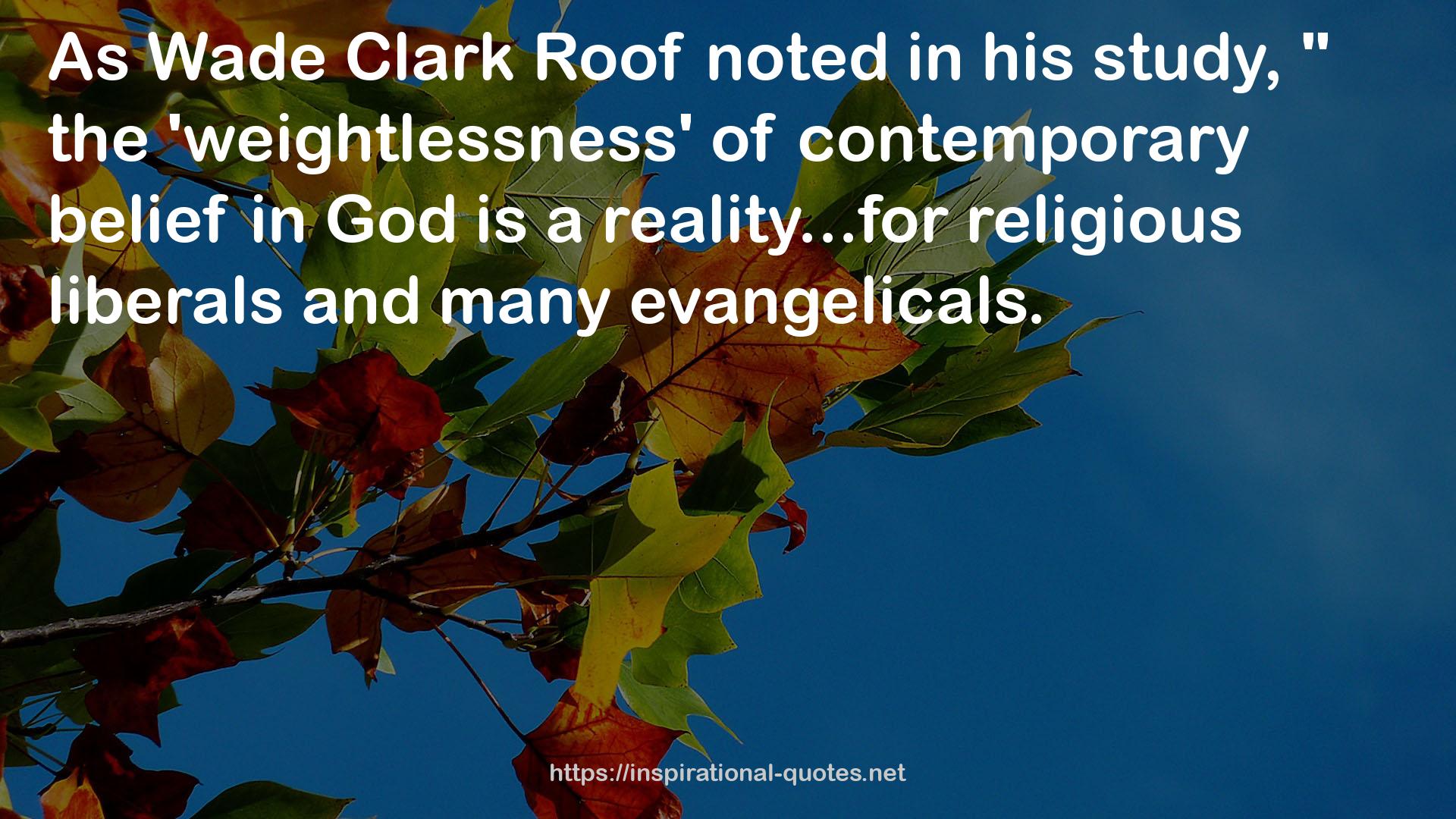 Wade Clark Roof  QUOTES