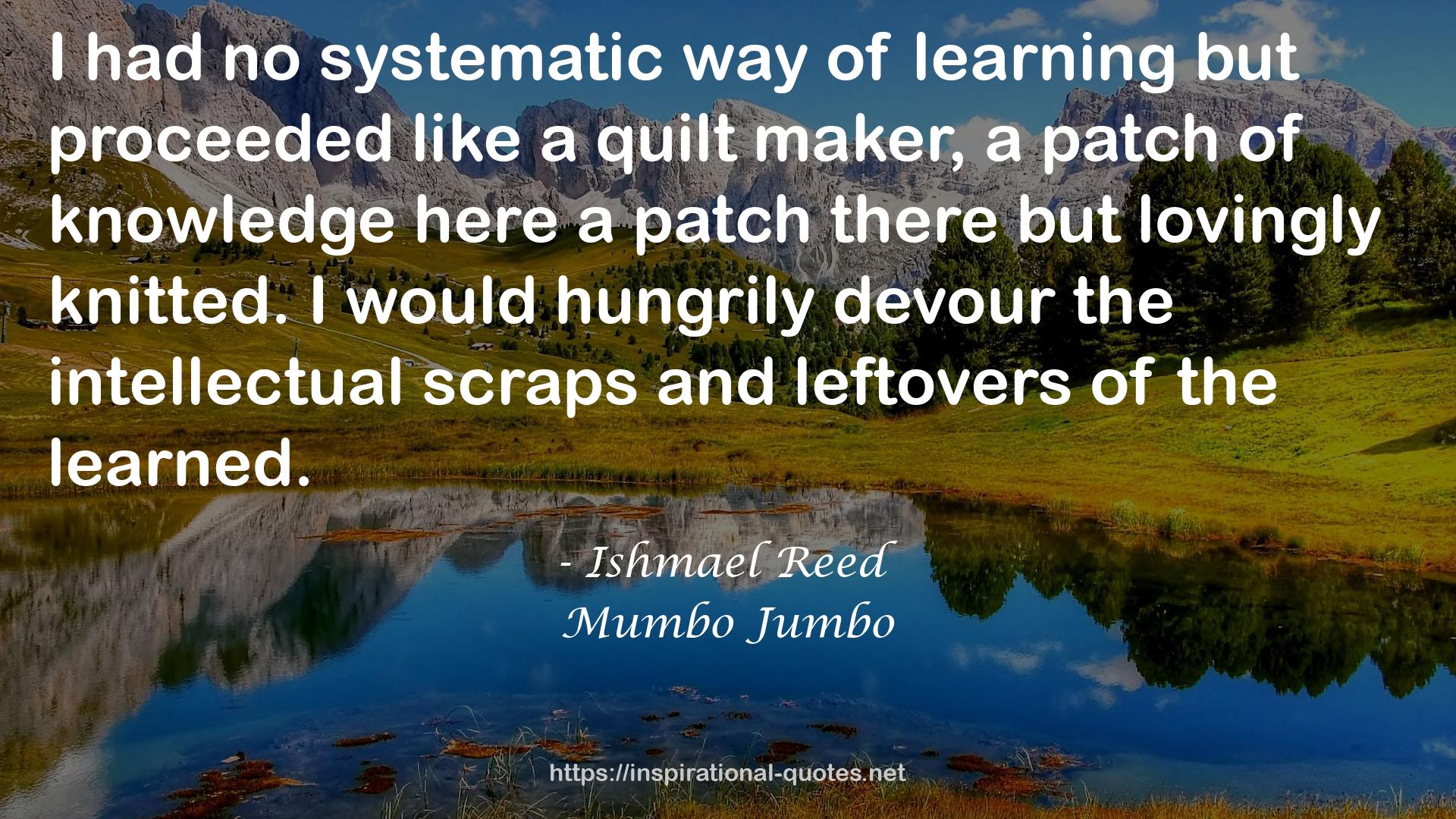 Mumbo Jumbo QUOTES