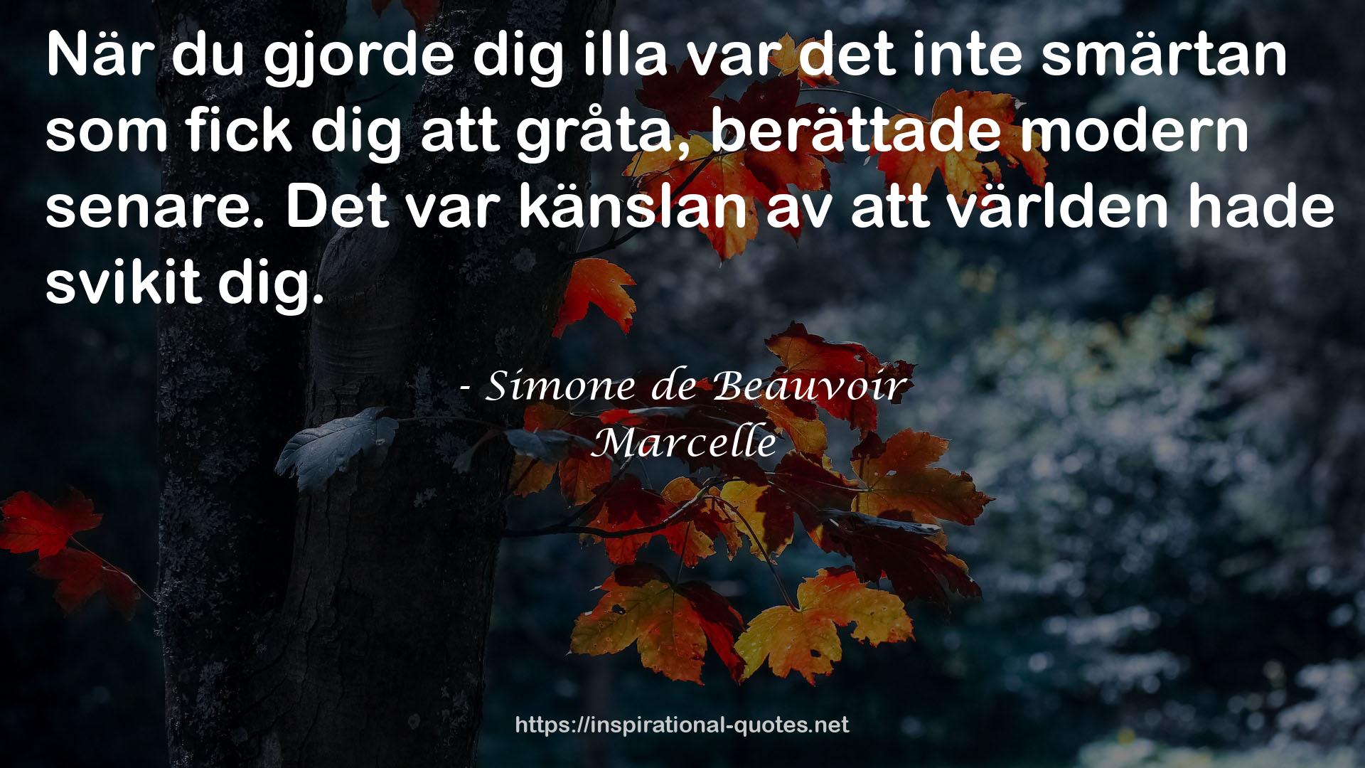 Marcelle QUOTES