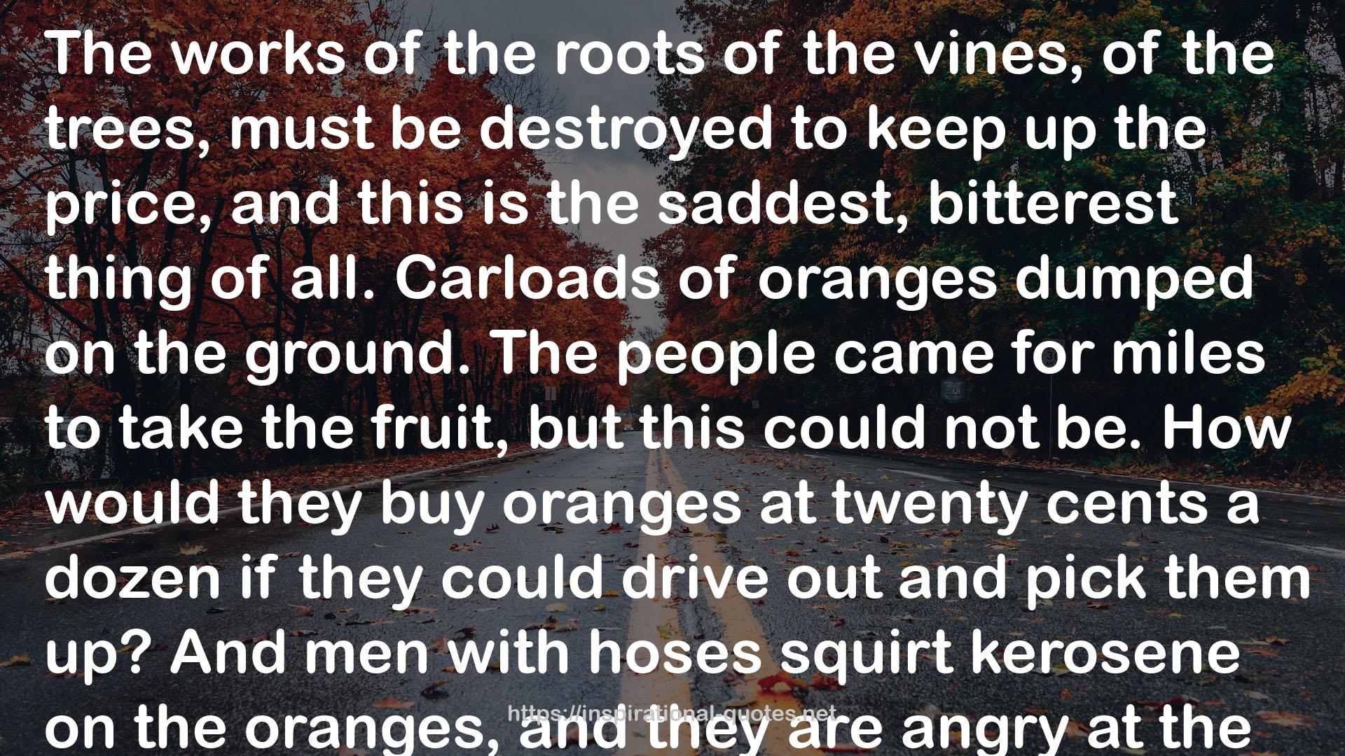 The Grapes of Wrath QUOTES