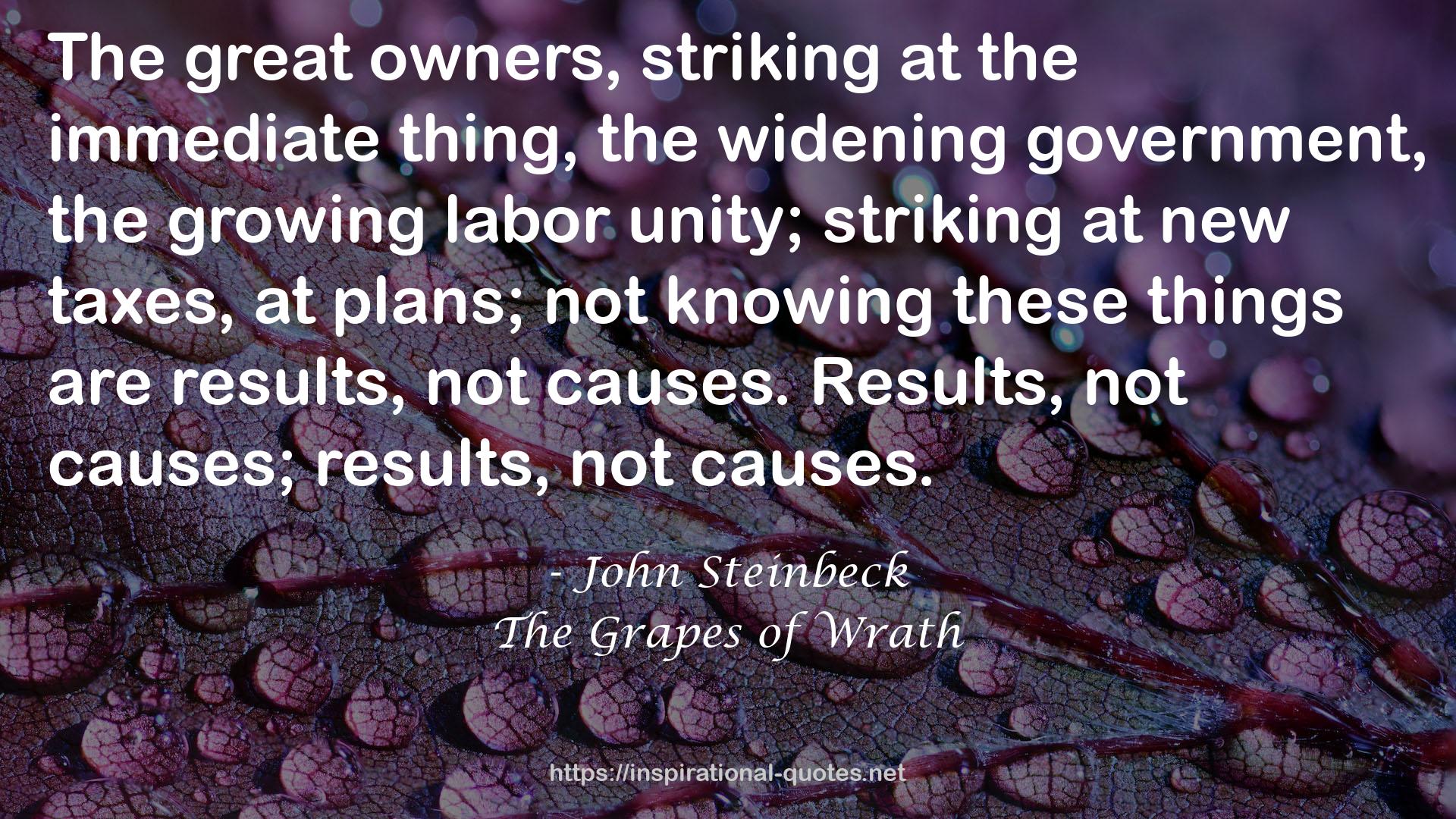 The Grapes of Wrath QUOTES