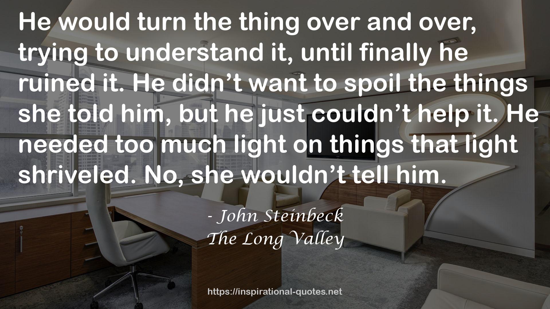 The Long Valley QUOTES