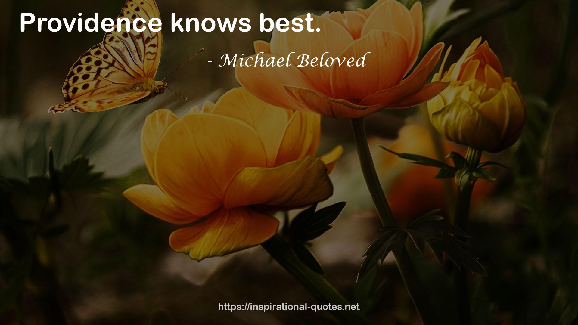 Michael Beloved QUOTES