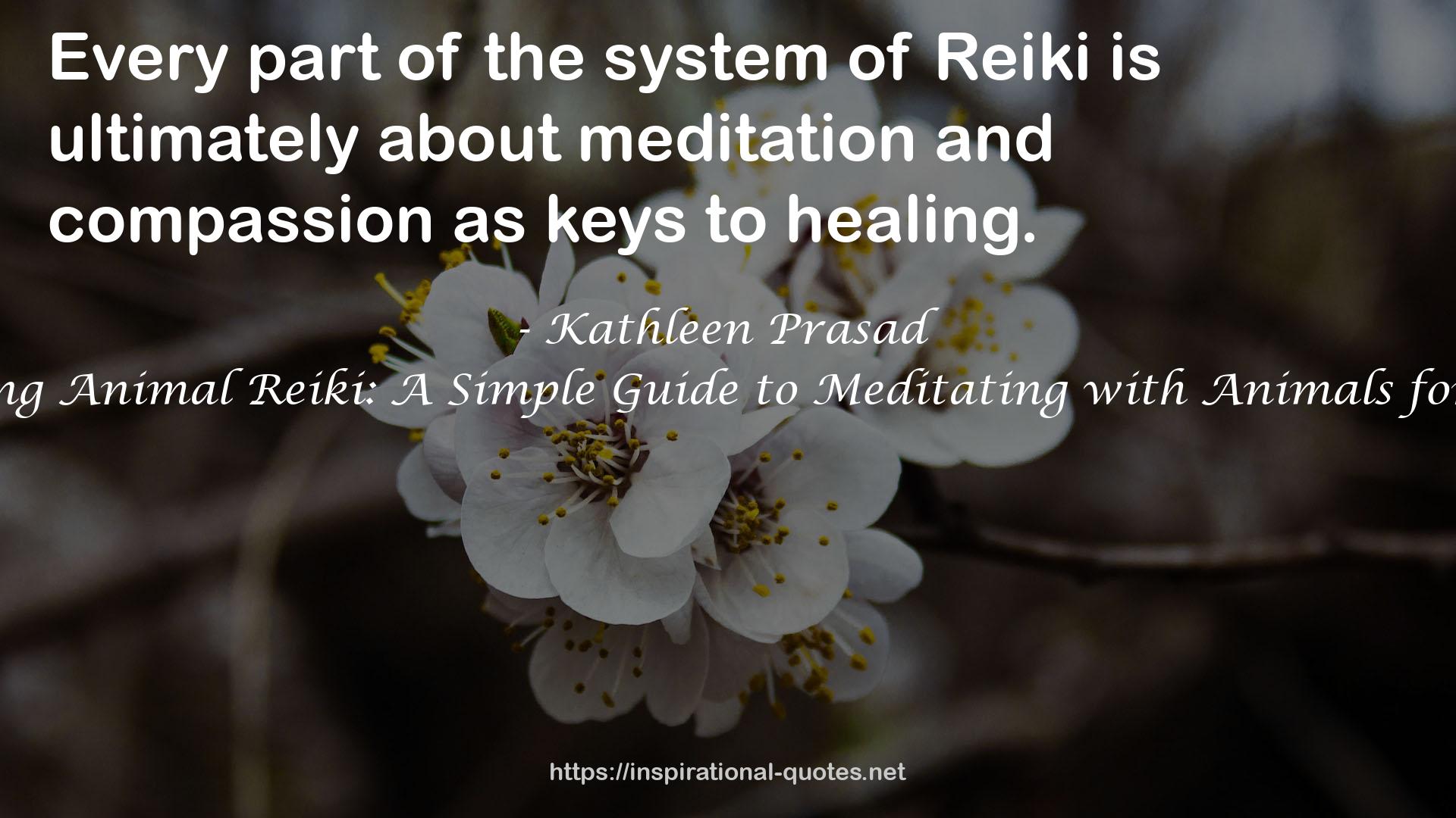 Everything Animal Reiki: A Simple Guide to Meditating with Animals for Healing QUOTES