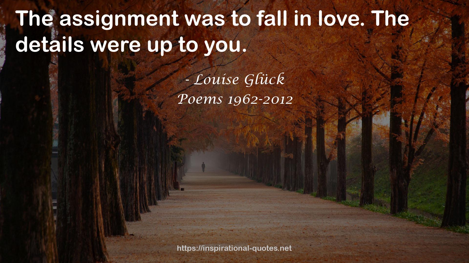 Poems 1962-2012 QUOTES