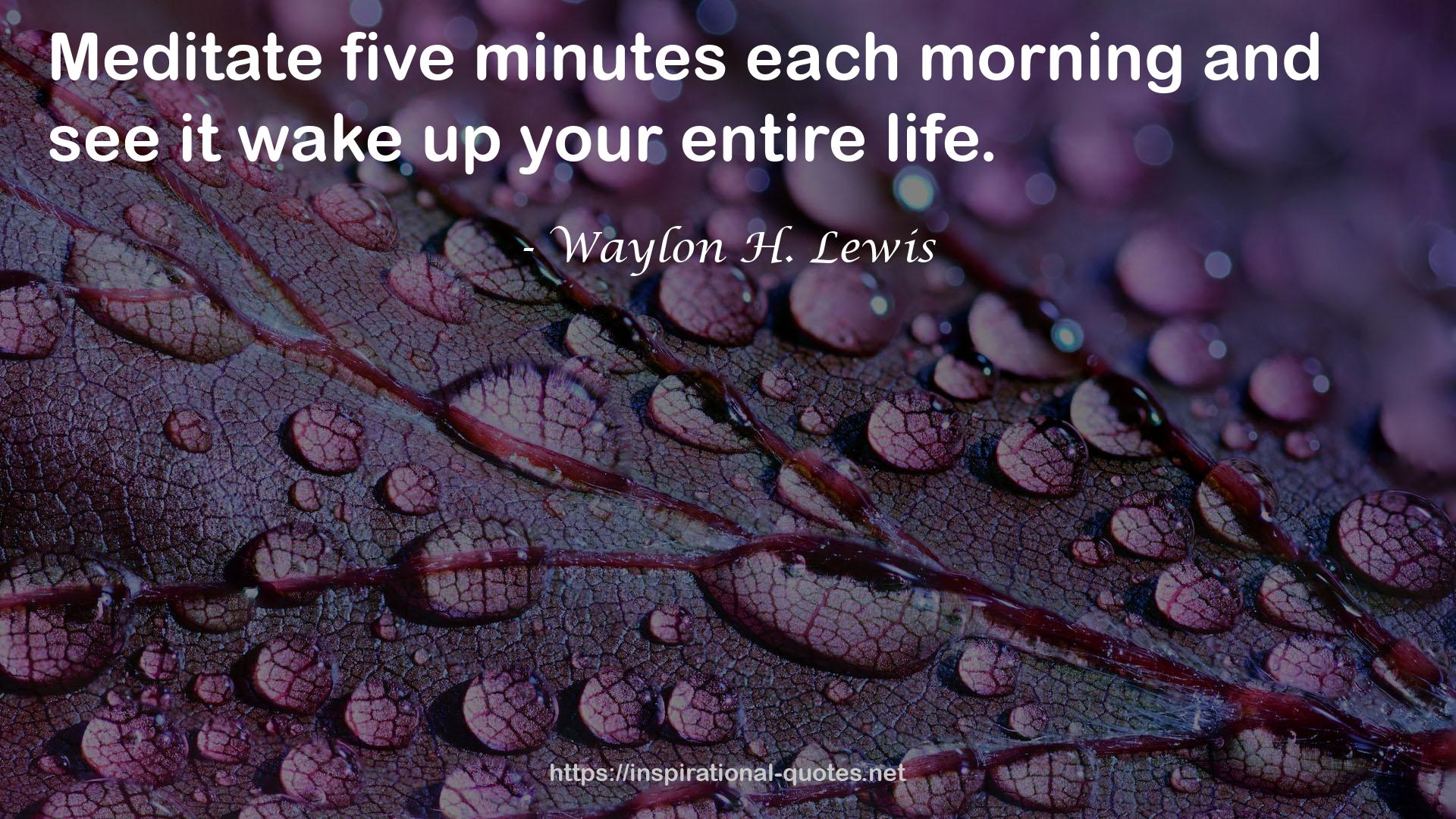 Five minutes  QUOTES