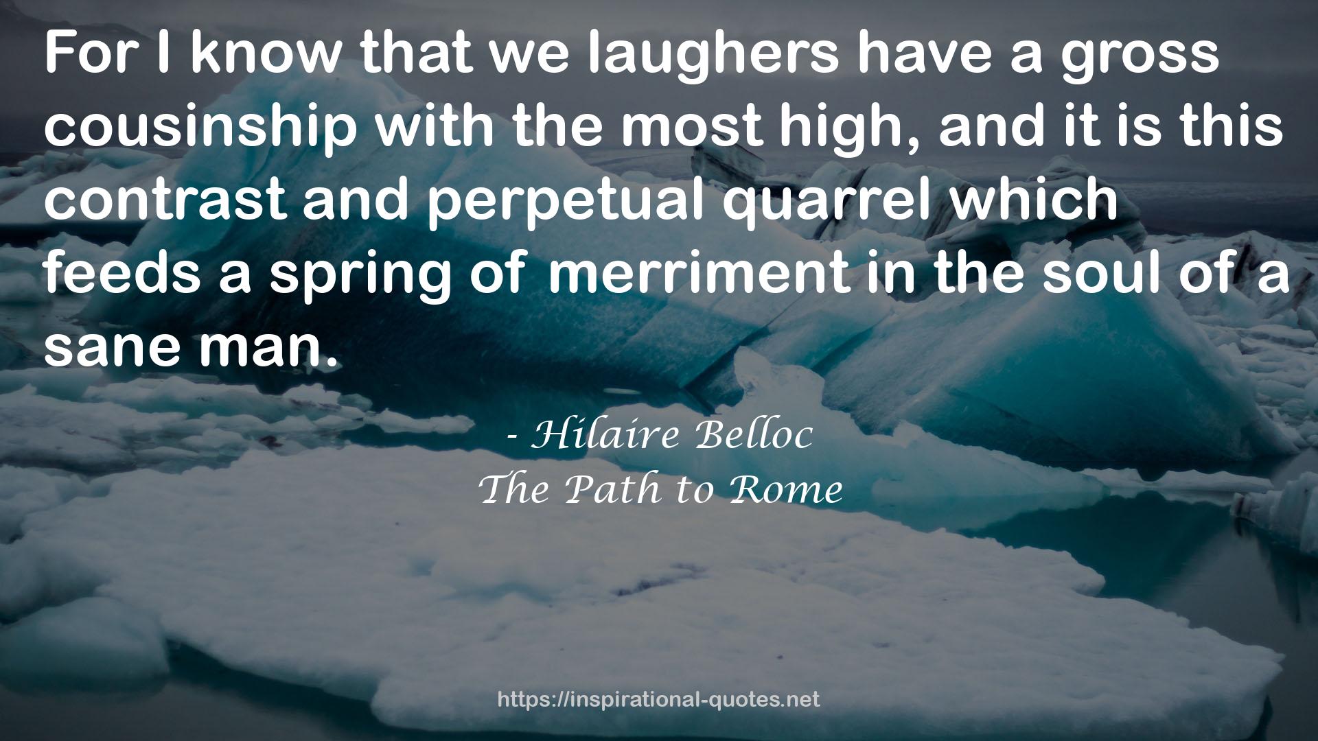 The Path to Rome QUOTES