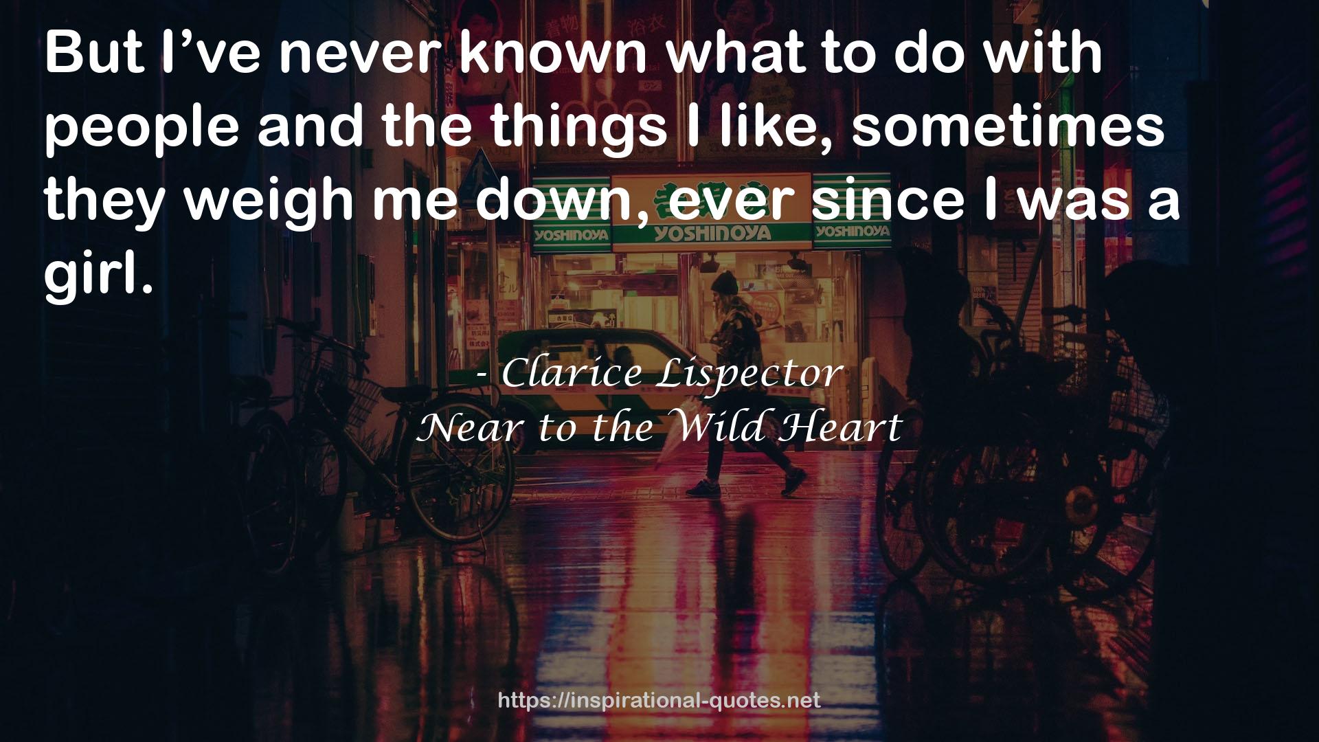 Near to the Wild Heart QUOTES