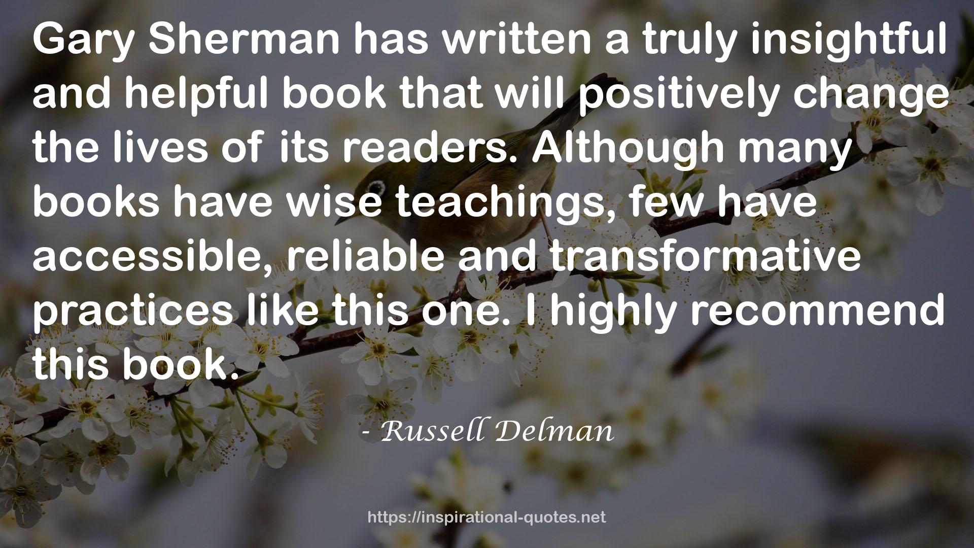 Russell Delman QUOTES