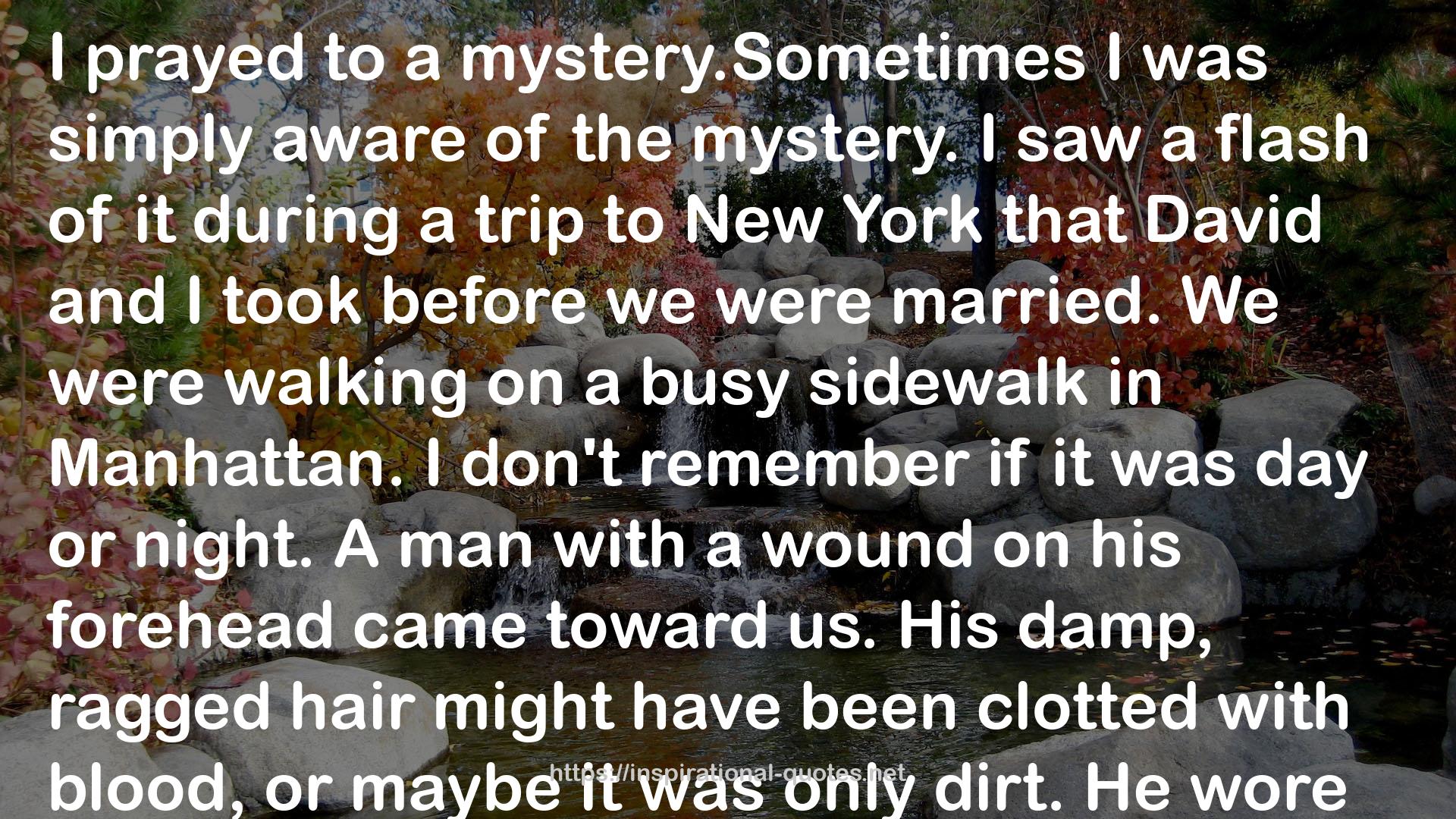 this mystery  QUOTES