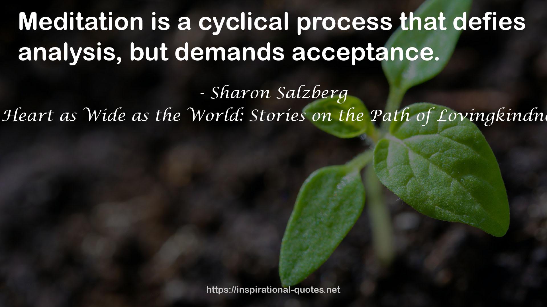 a cyclical process  QUOTES