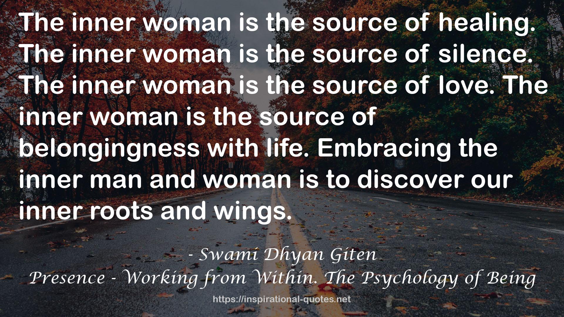 The inner woman  QUOTES