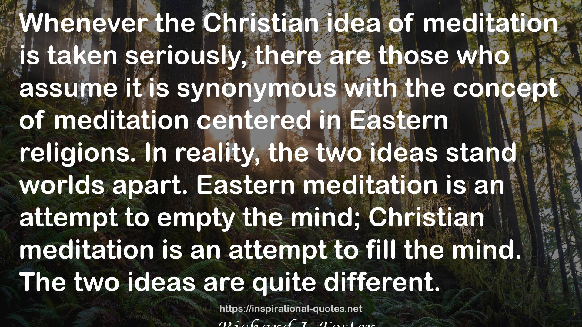 the Christian idea  QUOTES