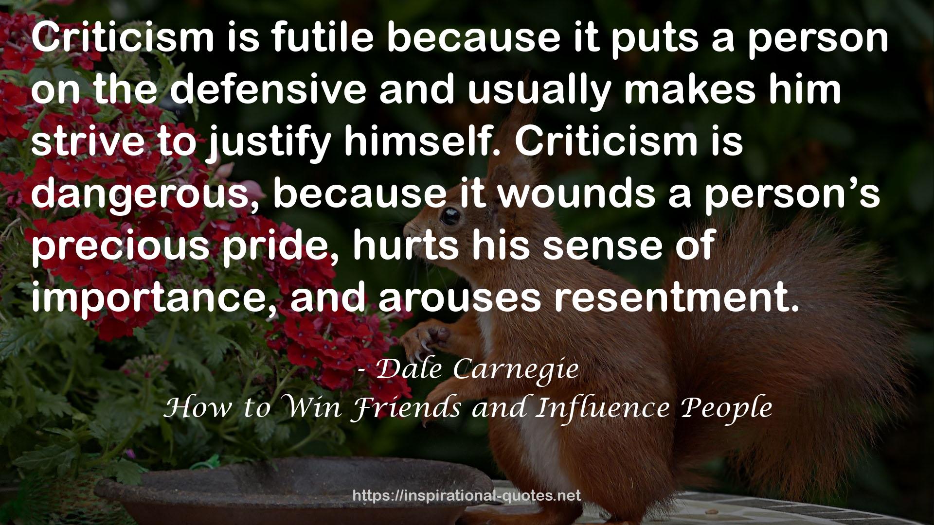 How to Win Friends and Influence People QUOTES